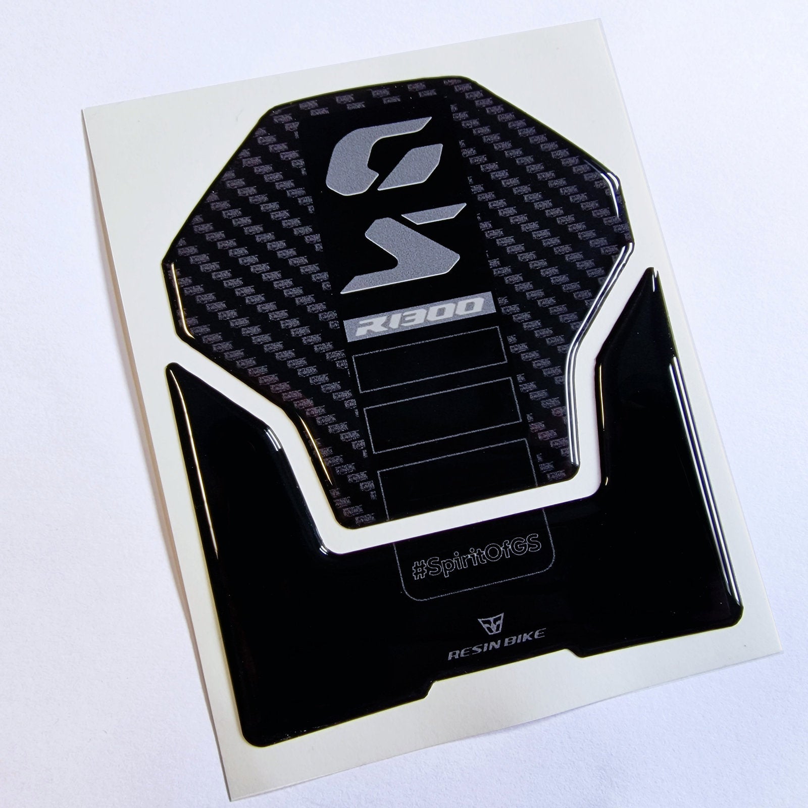 Resin Bike 3D Motorcycle Stickers - Tank Pad | BMW R 1300 GS 2023>2026 RB-1000744300007 -   Pyramid Motorcycle Accessories