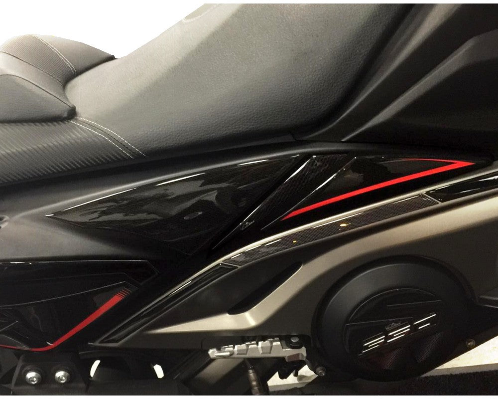 Resin Bike 3D Motorcycle Stickers - Underseat | Kymco AK 550 2018>2026 -   Pyramid Motorcycle Accessories