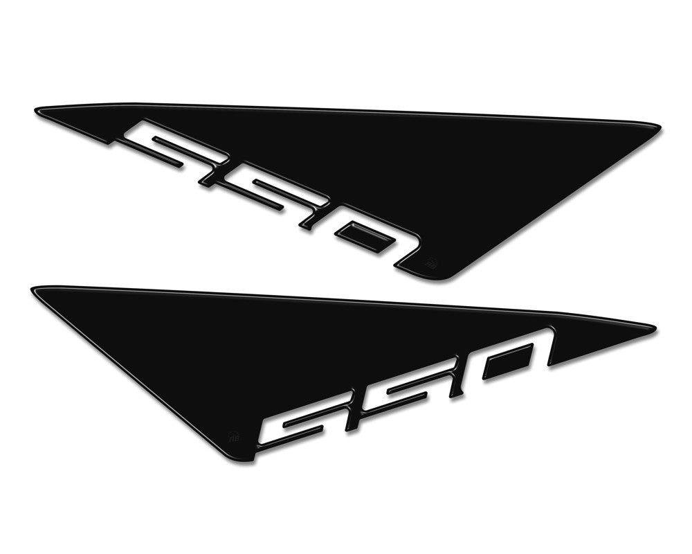 Resin Bike 3D Motorcycle Stickers - Side Footboards | Kymco AK 550 2018>2026 -   Pyramid Motorcycle Accessories