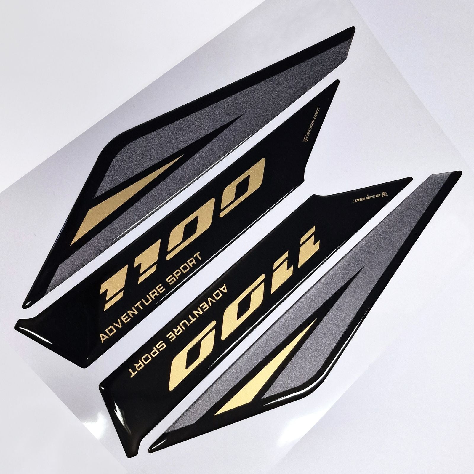 Resin Bike 3D Motorcycle Stickers - Front Fender Sides | Honda CRF 1100 L Africa Twin Adventure Sports 2024>2025 -   Pyramid Motorcycle Accessories