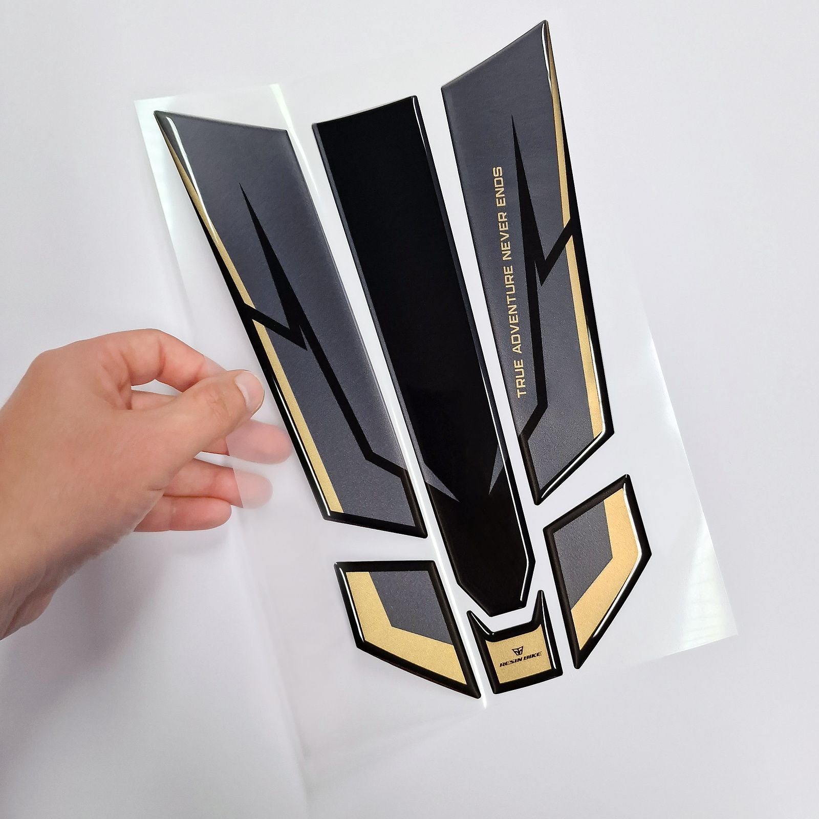 Resin Bike 3D Motorcycle Stickers - Front Fender | Honda CRF 1100 L Africa Twin Adventure Sports 2024>2025 -   Pyramid Motorcycle Accessories