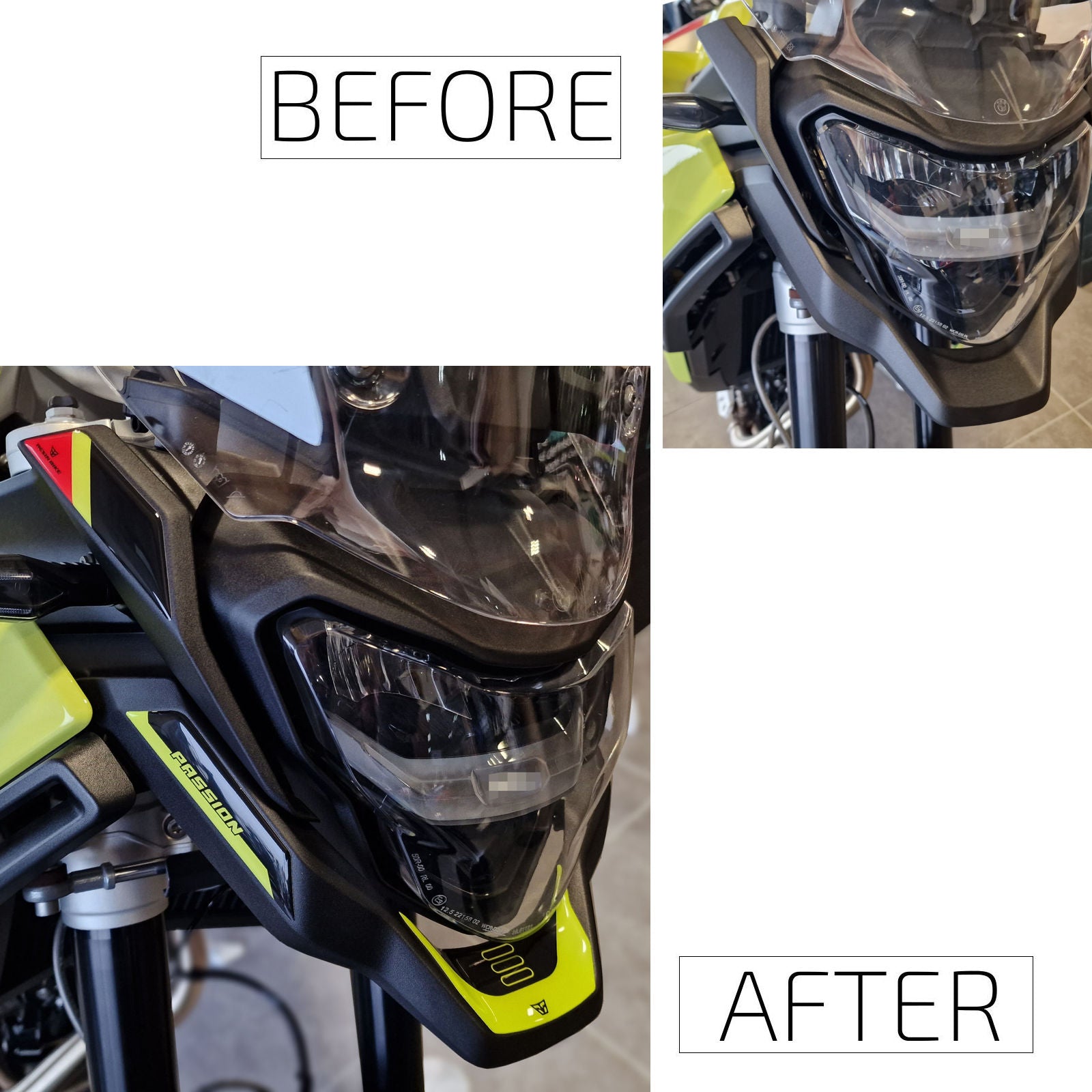 Resin Bike 3D Motorcycle Stickers - Beak | BMW F 900 GS 2024>2026 RB-1000745000005 -   Pyramid Motorcycle Accessories