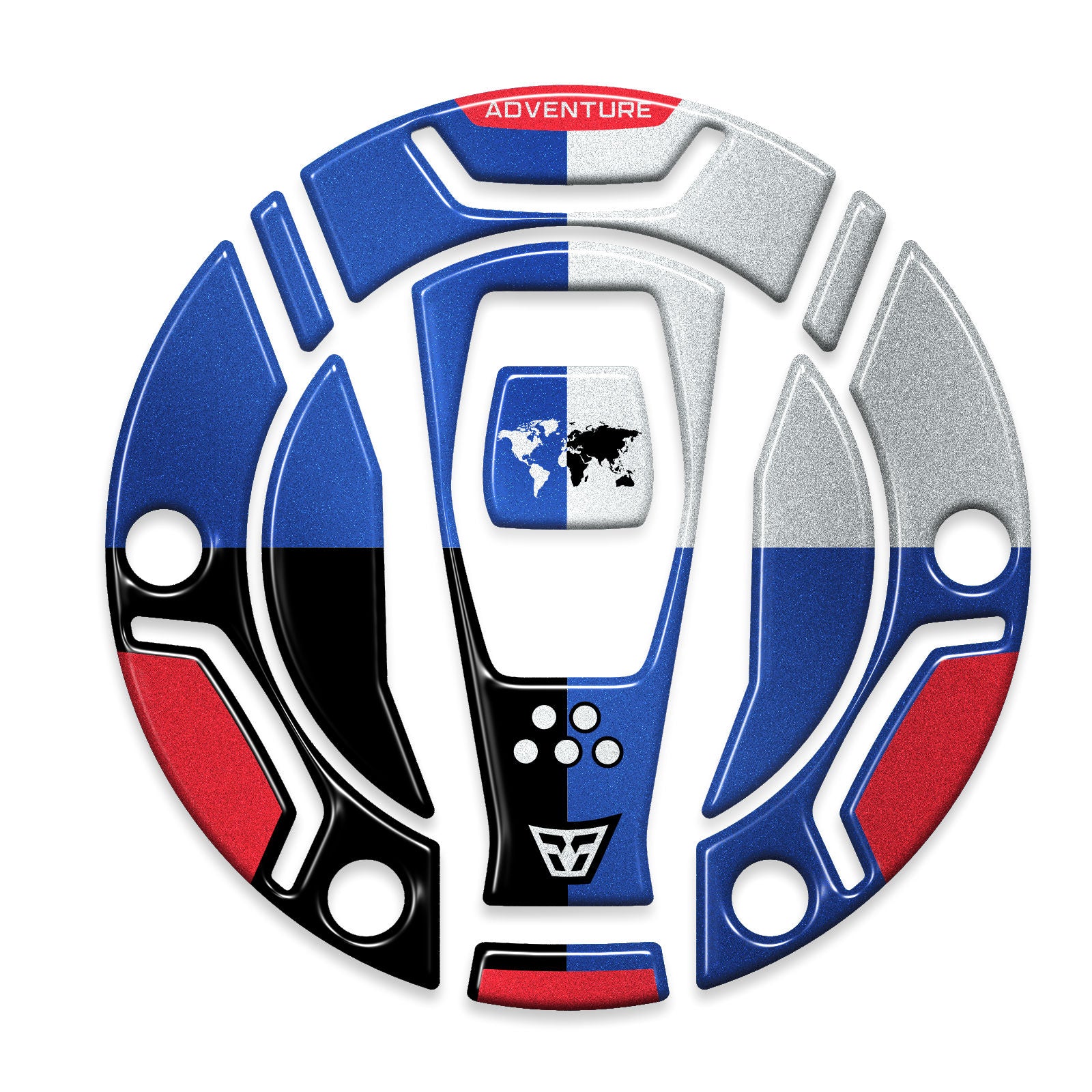Resin Bike 3D Motorcycle Stickers - Frontal Area | BMW F 900 GS Adventure 2024>2026 -   Pyramid Motorcycle Accessories