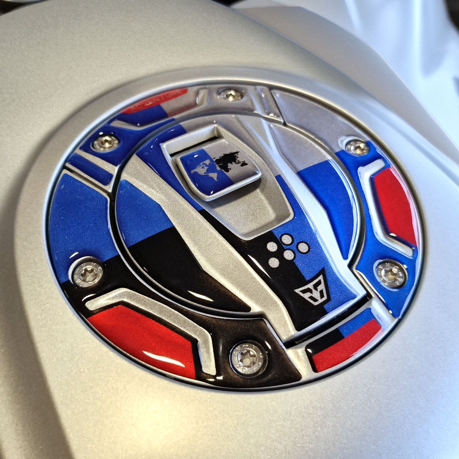 Resin Bike 3D Motorcycle Stickers - Fuel Cap | BMW F 900 GS Adventure 2024>2026 -   Pyramid Motorcycle Accessories