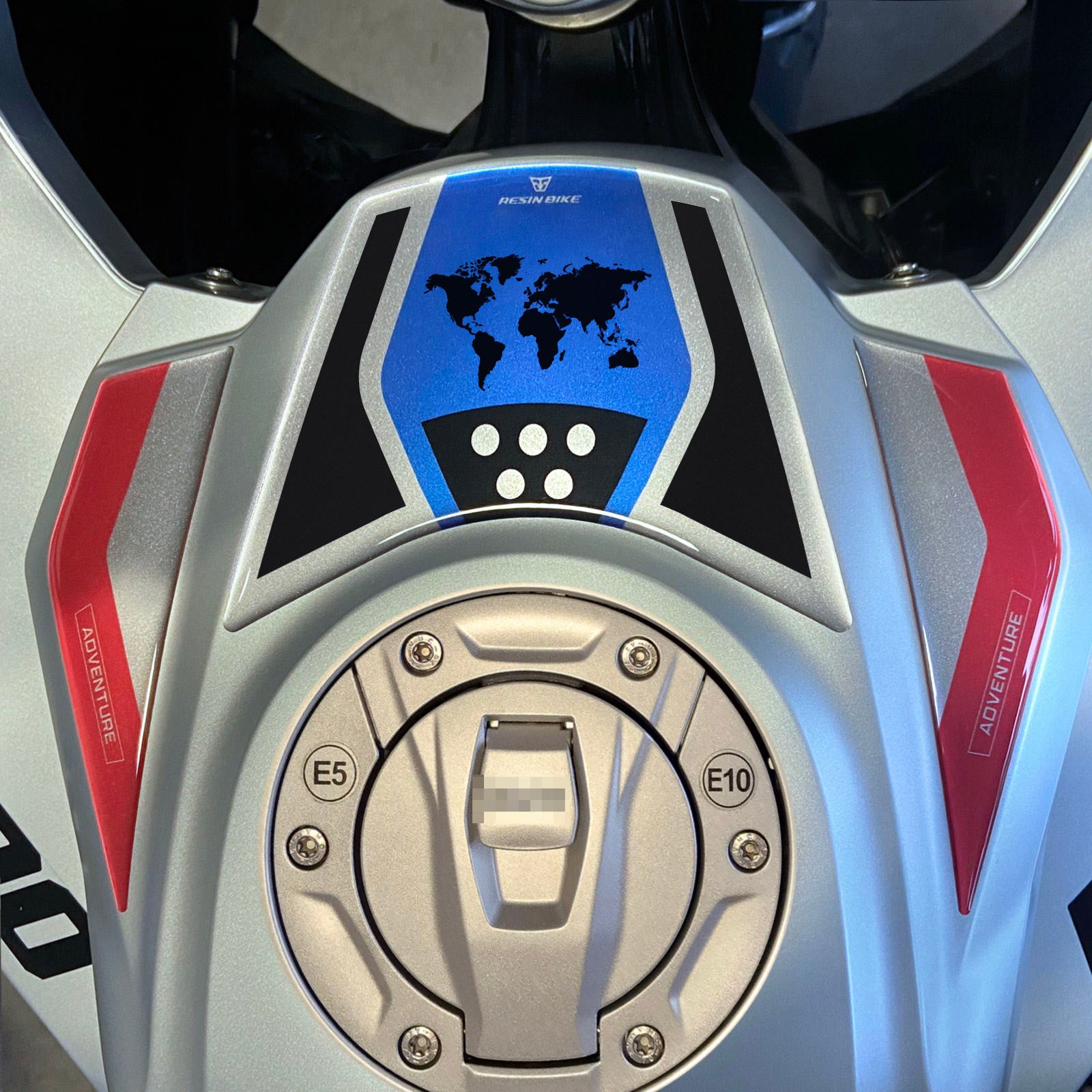 Resin Bike 3D Motorcycle Stickers - Fuel Cap | BMW F 900 GS Adventure 2024>2026 -   Pyramid Motorcycle Accessories