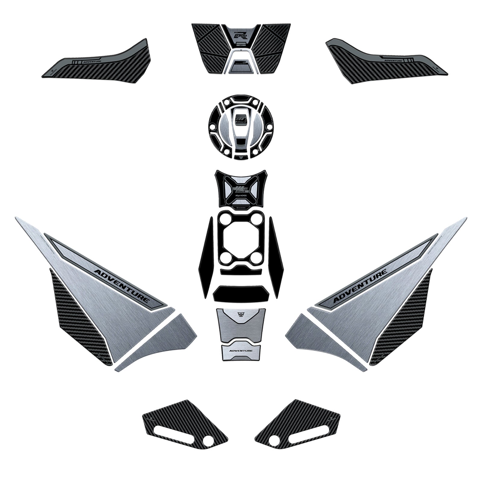 Resin Bike 3D Motorcycle Stickers - Full Kit | BMW R 1300 GS Adventure 2025>Current -   Pyramid Motorcycle Accessories