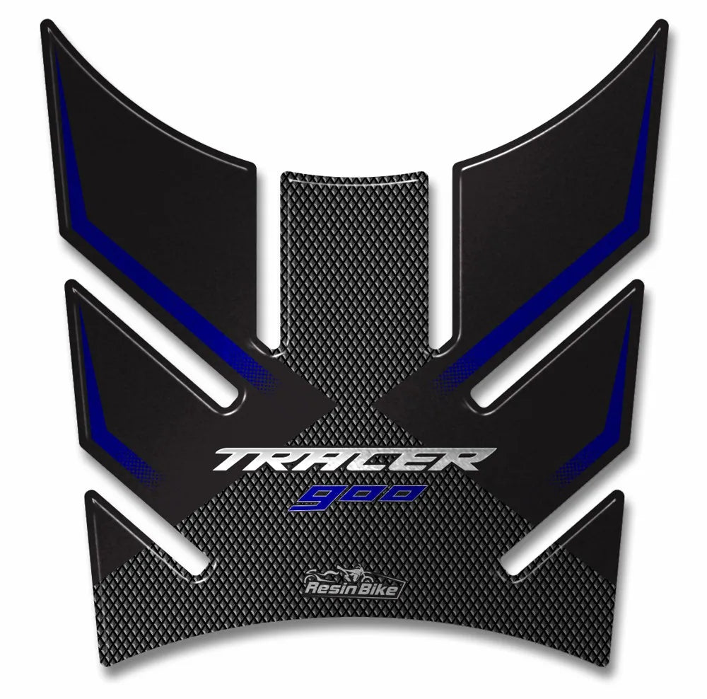 Resin Bike 3D Motorcycle Stickers - Tank Pad | Yamaha Tracer 900 2018>Current -   Pyramid Motorcycle Accessories