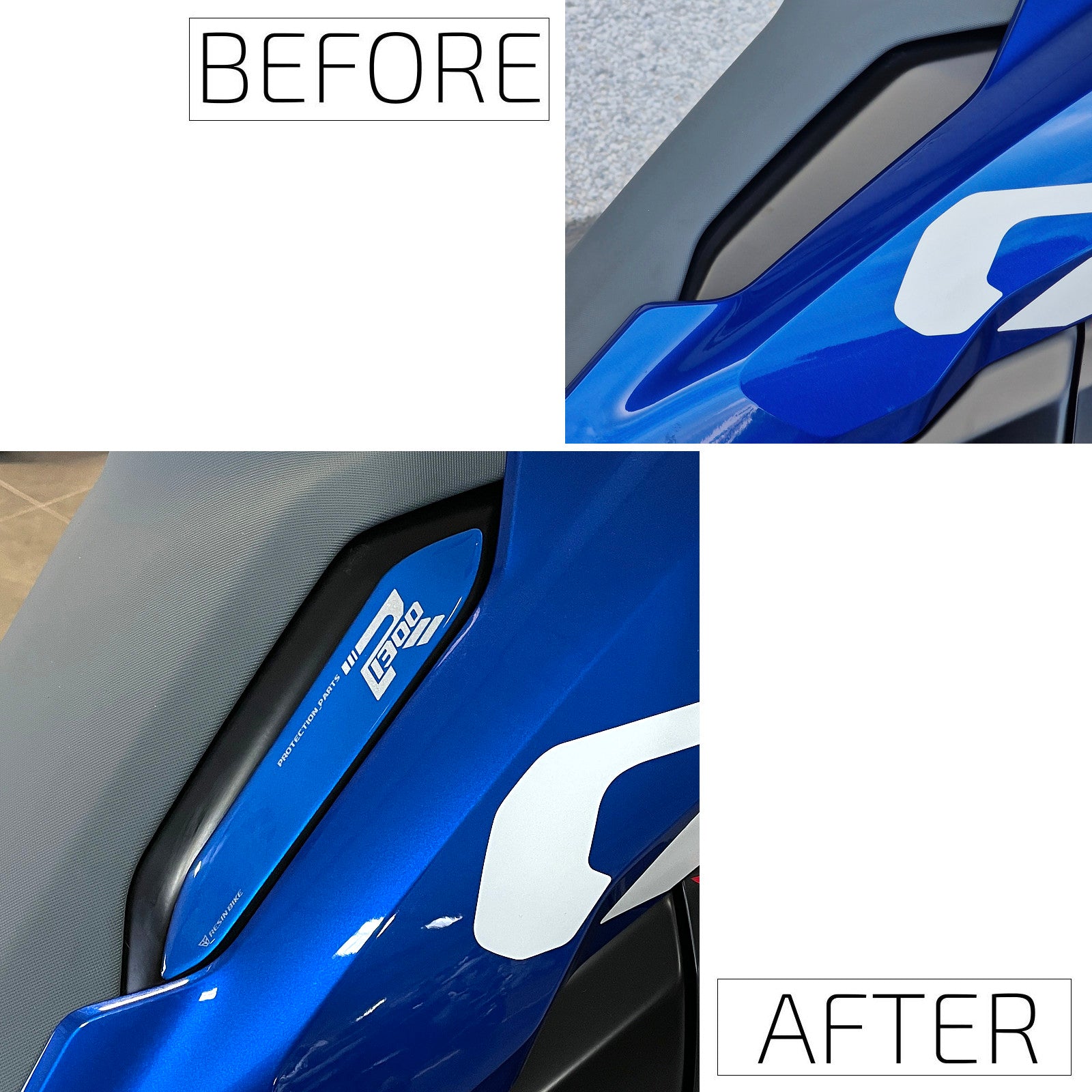 Resin Bike 3D Motorcycle Stickers - Tank Sides | BMW R 1300 GS 2023>2026 RB-1000749200005 -   Pyramid Motorcycle Accessories
