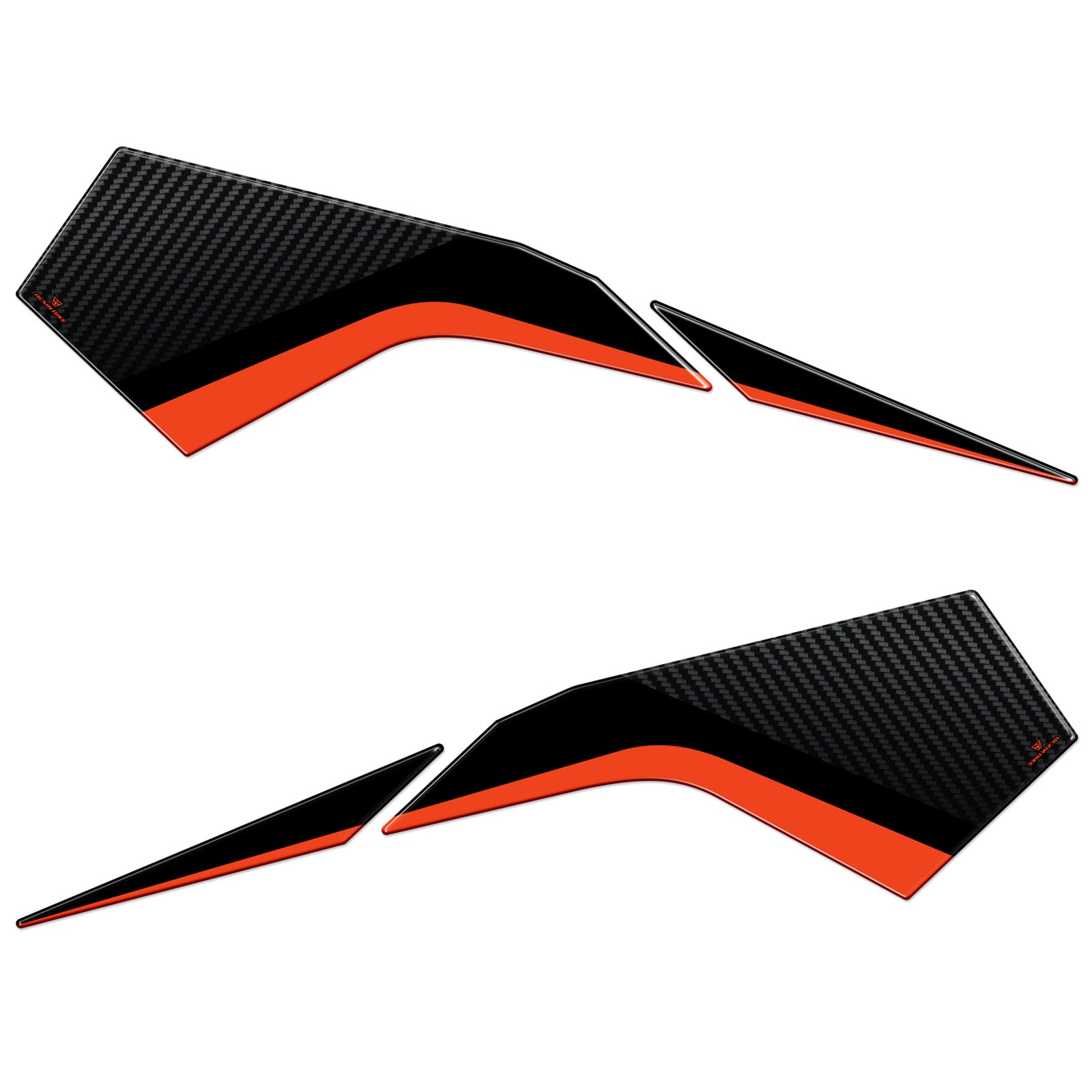 Resin Bike 3D Motorcycle Stickers - Tank Sides | KTM 790 / 890 Duke 2022>2026 RB-1000750700006 -   Pyramid Motorcycle Accessories