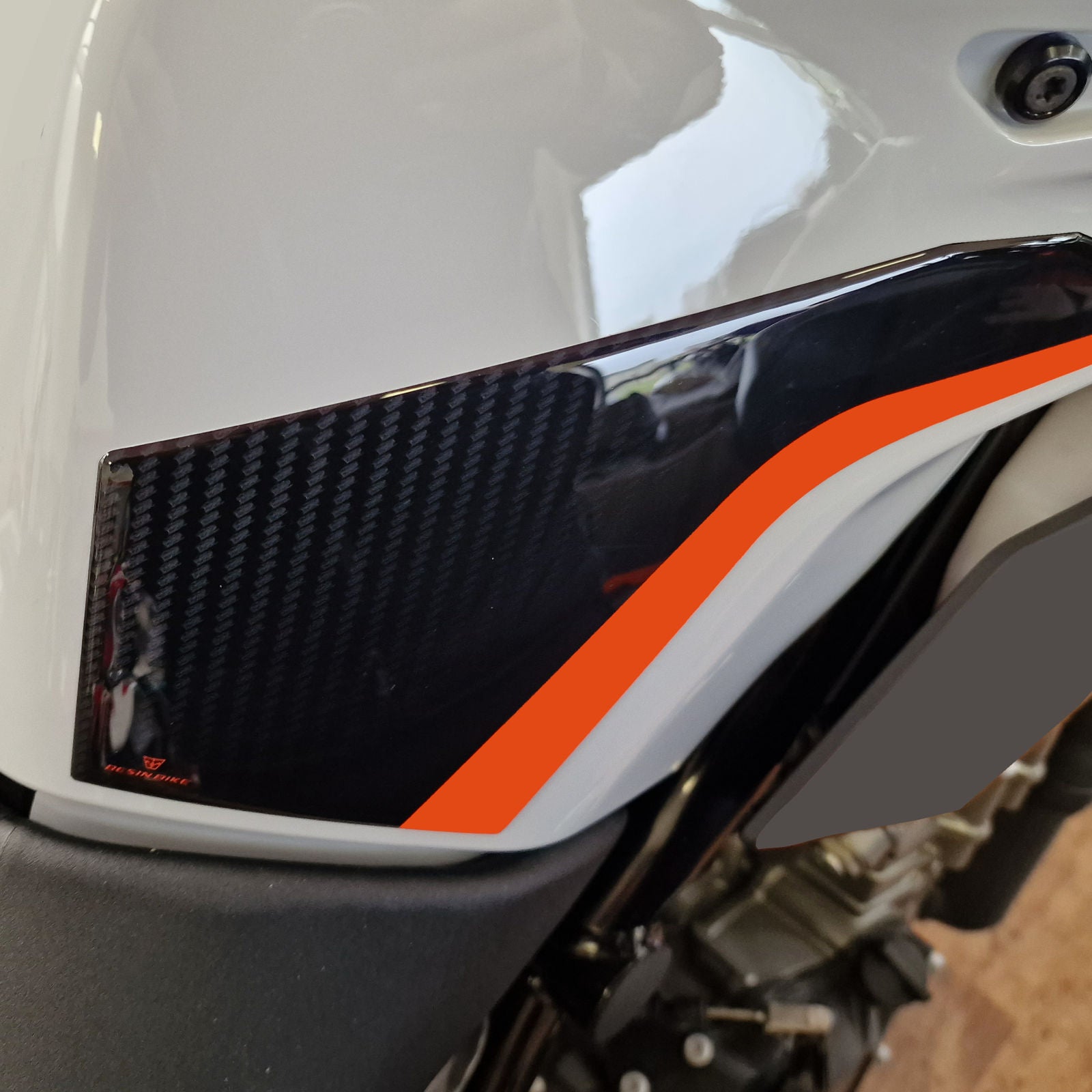 Resin Bike 3D Motorcycle Stickers - Tank Sides | KTM 790 / 890 Duke 2022>2026 RB-1000750700006 -   Pyramid Motorcycle Accessories