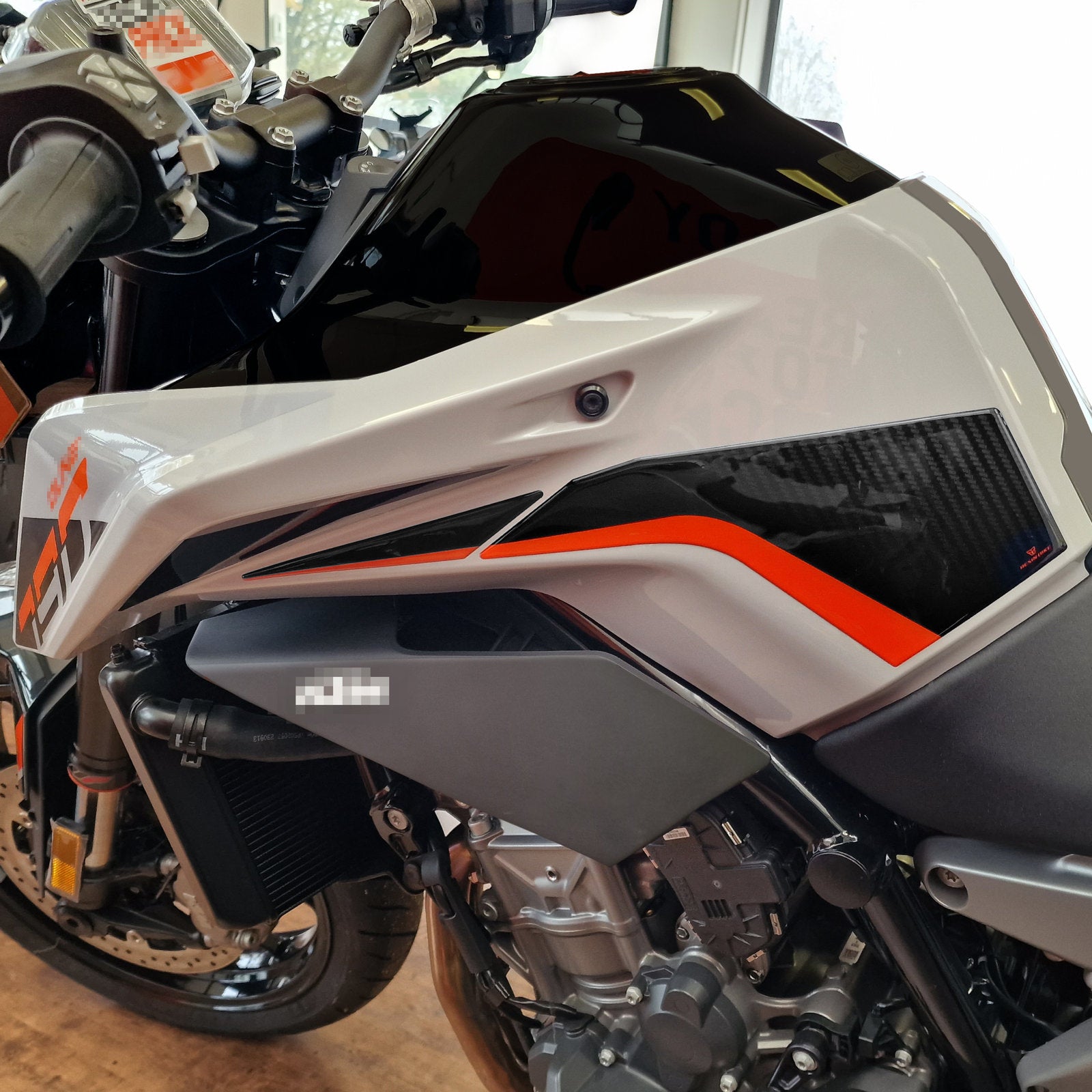 Resin Bike 3D Motorcycle Stickers - Tank Sides | KTM 790 / 890 Duke 2022>2026 RB-1000750700006 -   Pyramid Motorcycle Accessories