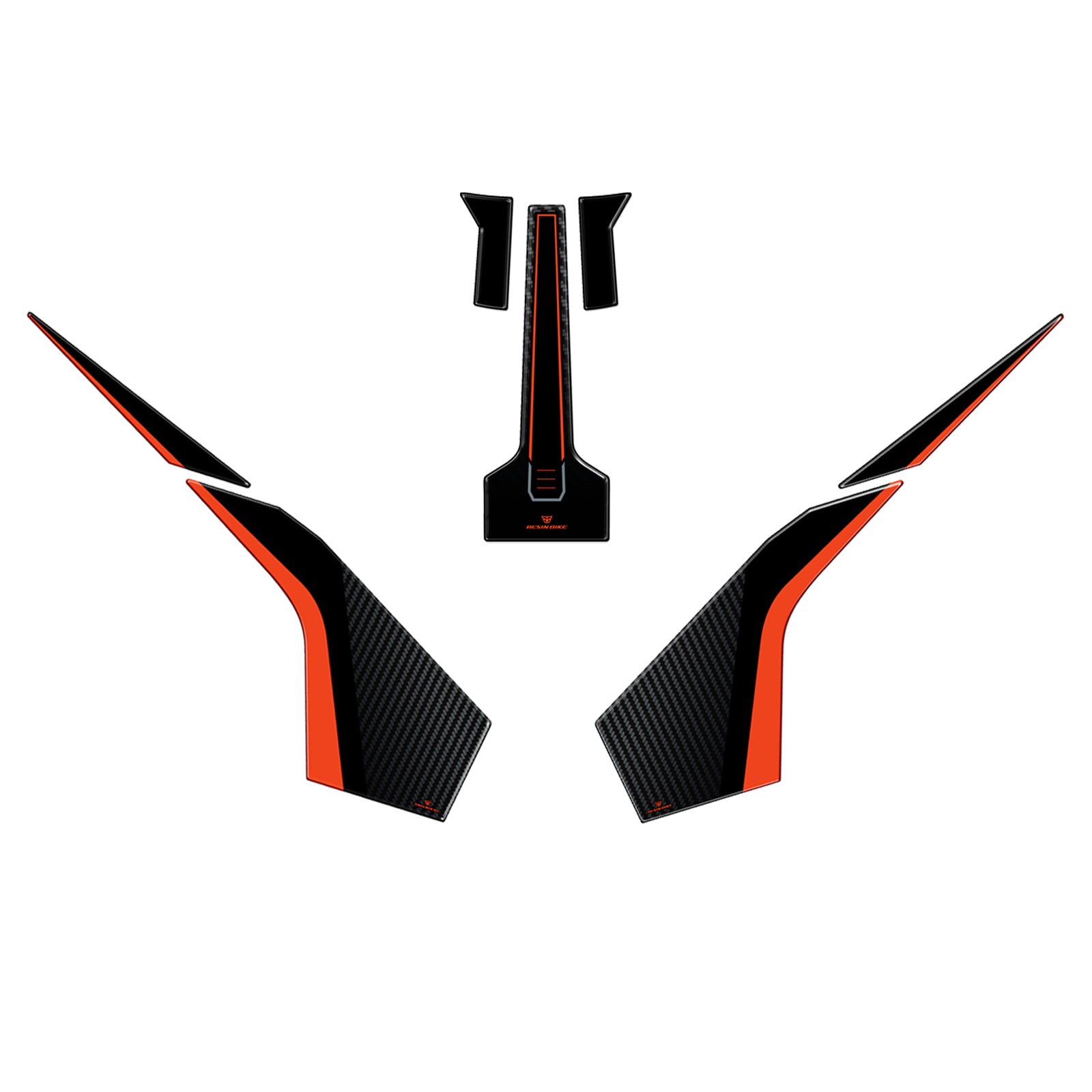 Resin Bike 3D Motorcycle Stickers - Basic Kit | KTM 790 / 890 Duke 2022>2026 -   Pyramid Motorcycle Accessories