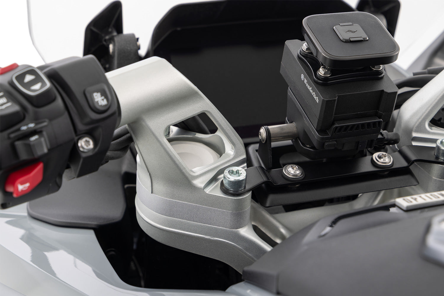 Wunderlich Handlebar Riser Ergo 15mm | Silver | BMW R 1300 RS 2025>Current -   Pyramid Motorcycle Accessories