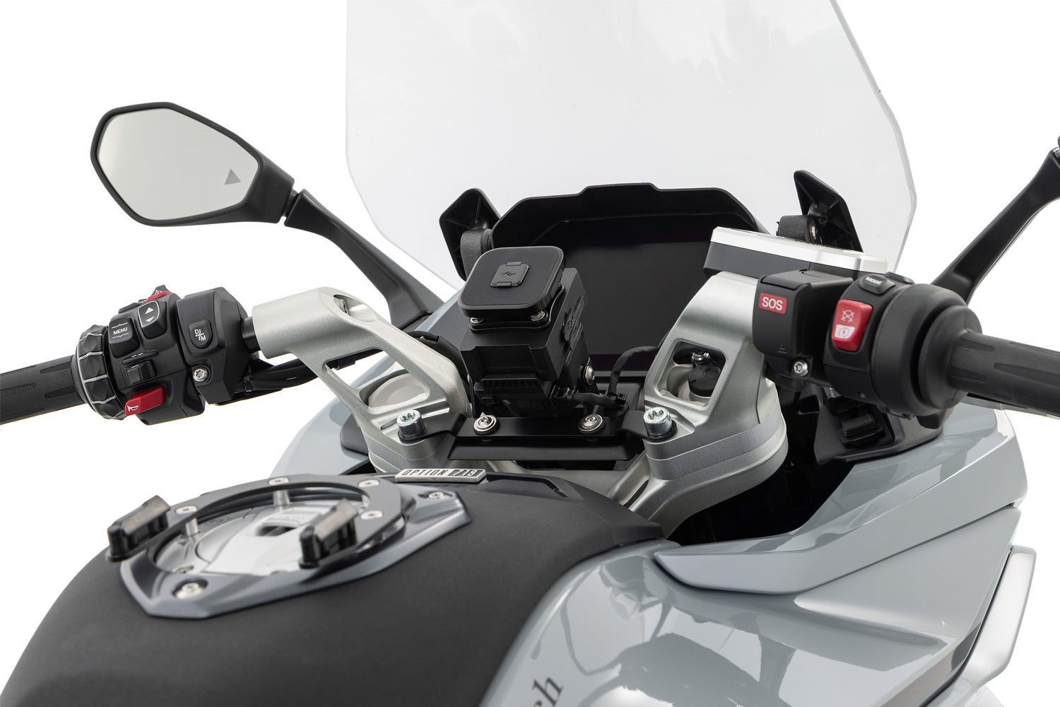 Wunderlich Handlebar Riser Ergo 15mm | Silver | BMW R 1300 RS 2025>Current -   Pyramid Motorcycle Accessories