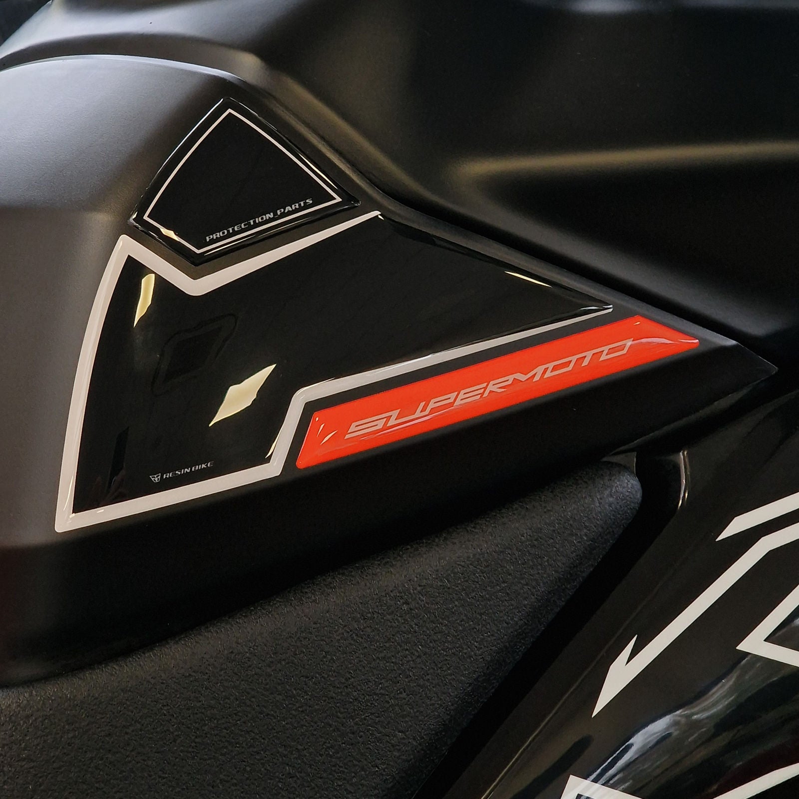 Resin Bike 3D Motorcycle Stickers - Tank Sides | KTM 890 SMT 2023>2026 -   Pyramid Motorcycle Accessories