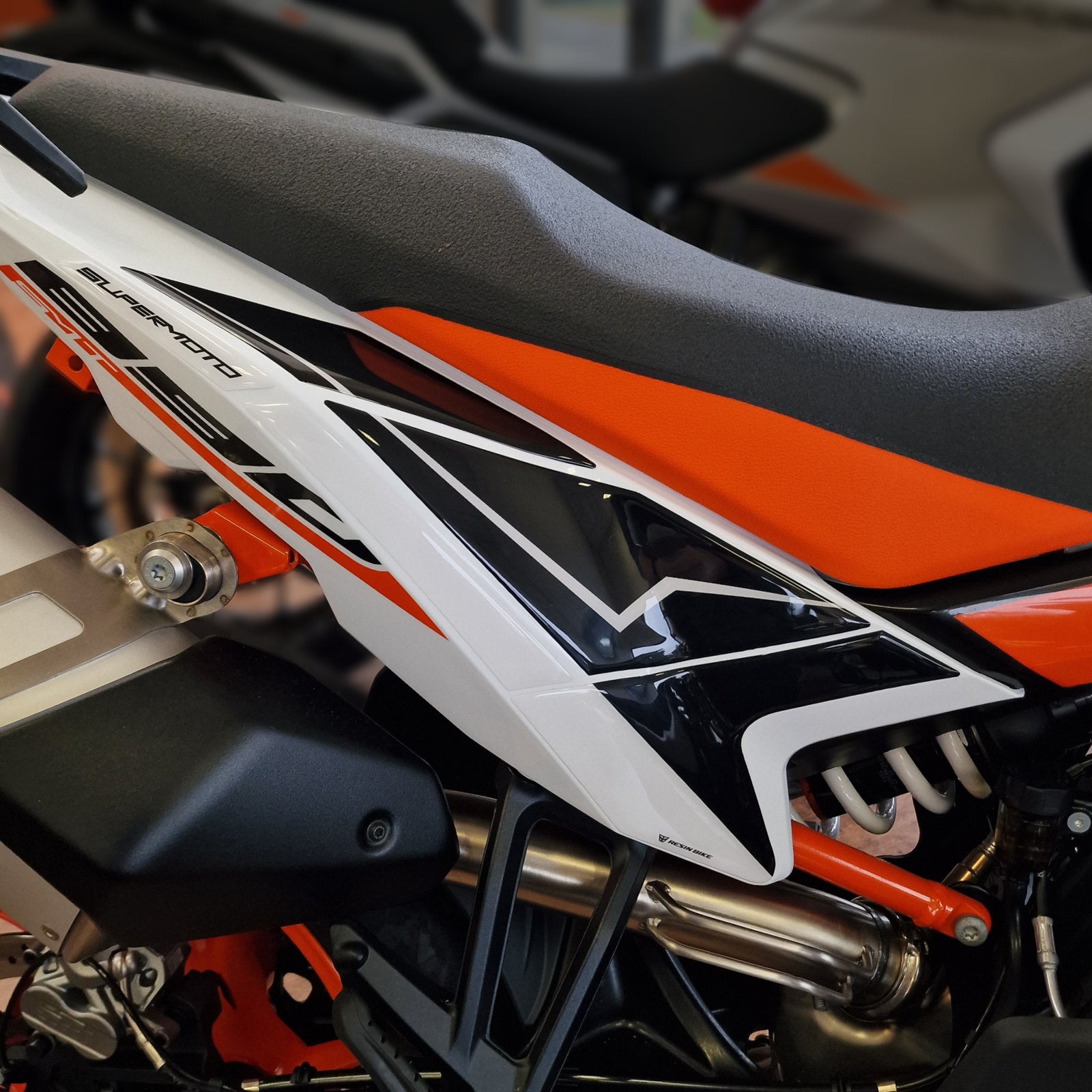 Resin Bike 3D Motorcycle Stickers - Side Panels | KTM 890 SMT 2023>Current -   Pyramid Motorcycle Accessories