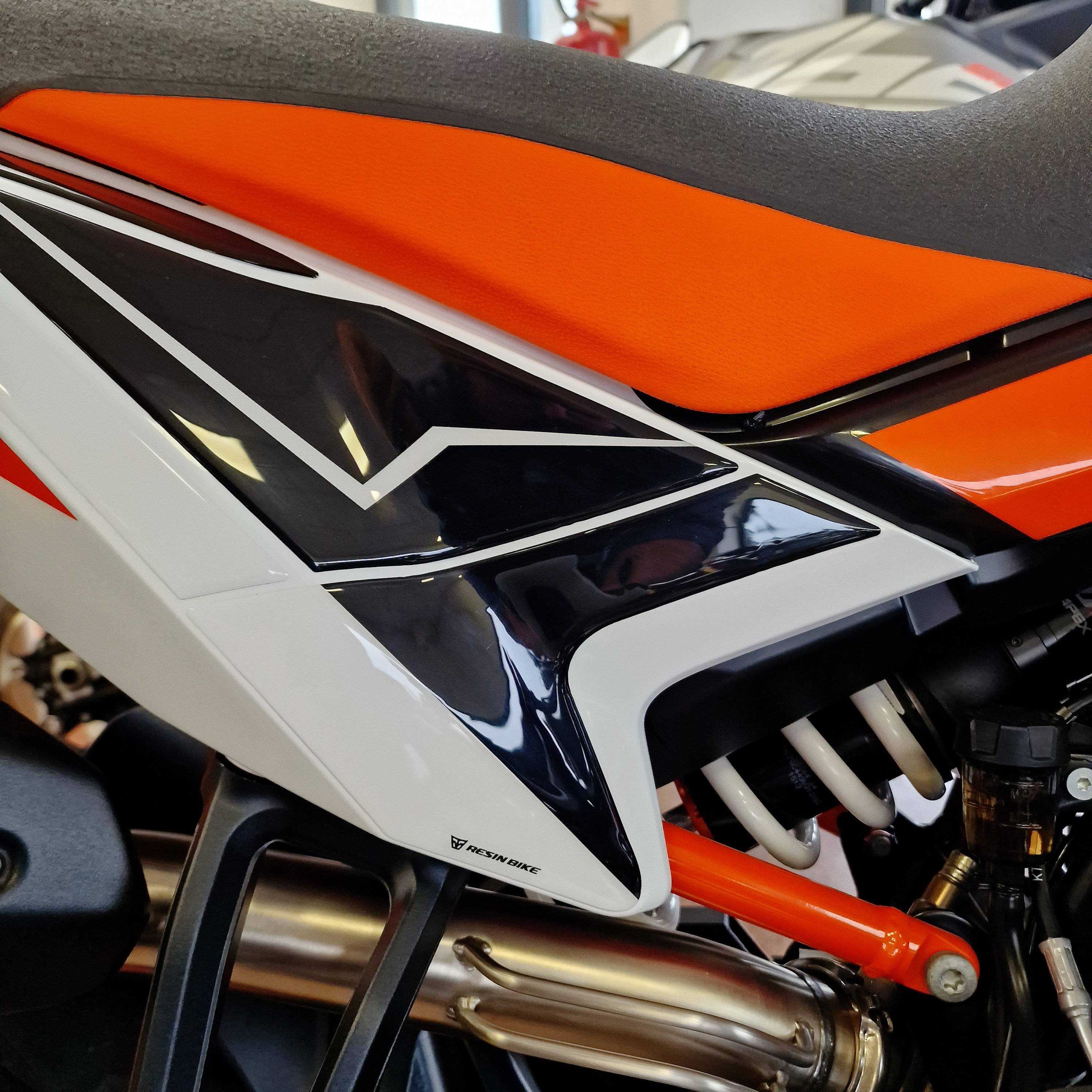 Resin Bike 3D Motorcycle Stickers - Side Panels | KTM 890 SMT 2023>Current -   Pyramid Motorcycle Accessories