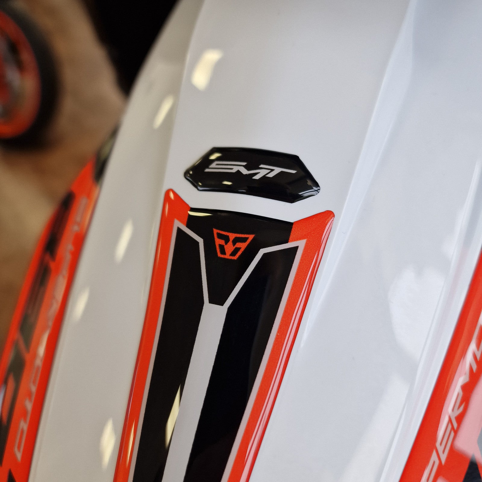 Resin Bike 3D Motorcycle Stickers - Front Fender | KTM 890 SMT 2023>Current -   Pyramid Motorcycle Accessories
