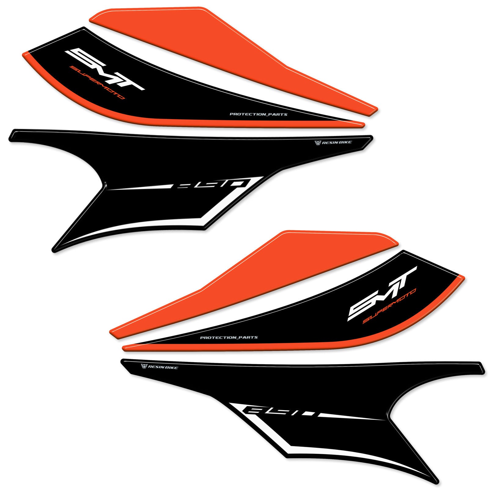 Resin Bike 3D Motorcycle Stickers - Handguards | KTM 890 SMT 2017>2020 -   Pyramid Motorcycle Accessories