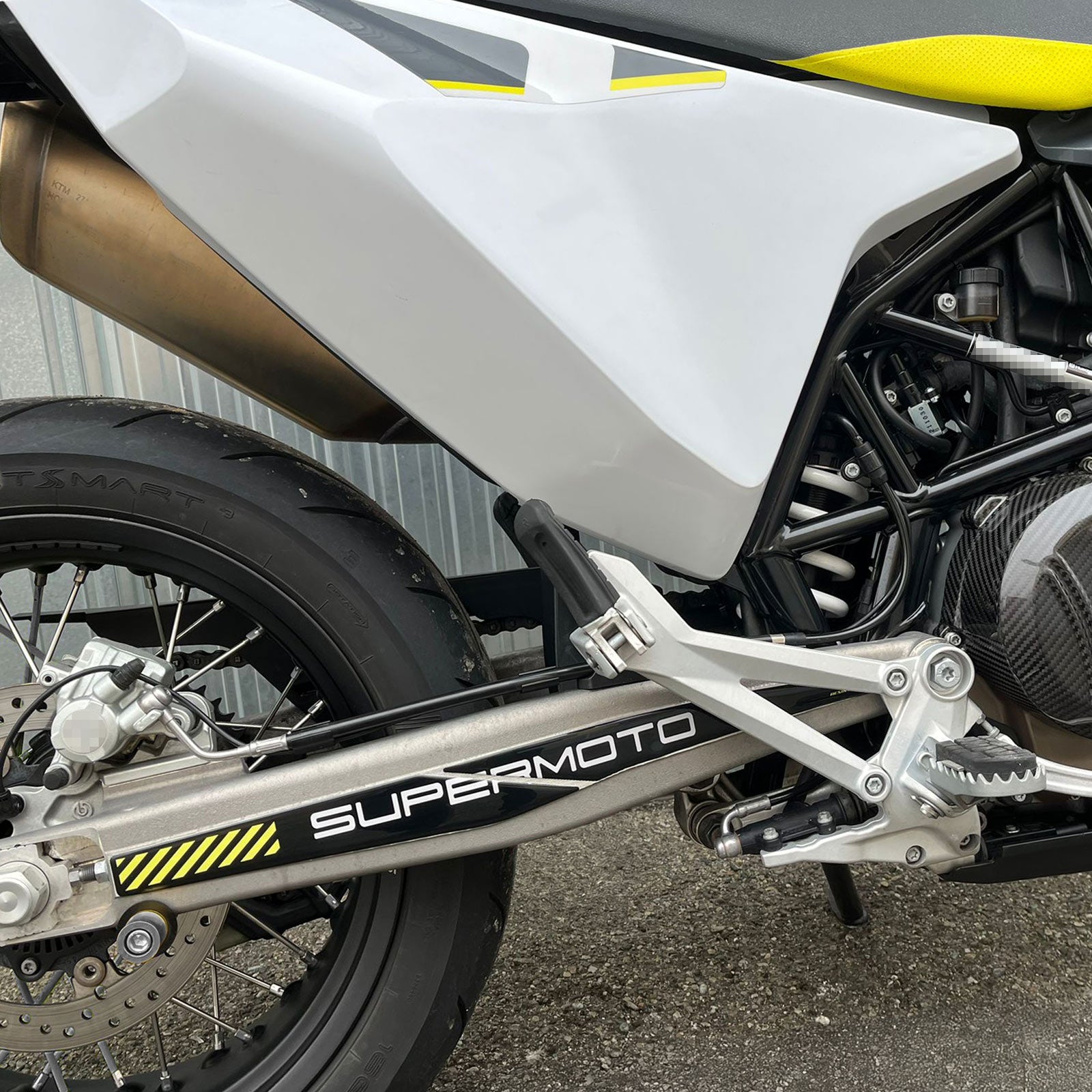 Resin Bike 3D Motorcycle Stickers - Swingarm | Husqvarna 701 Supermoto 2016>2024 -   Pyramid Motorcycle Accessories