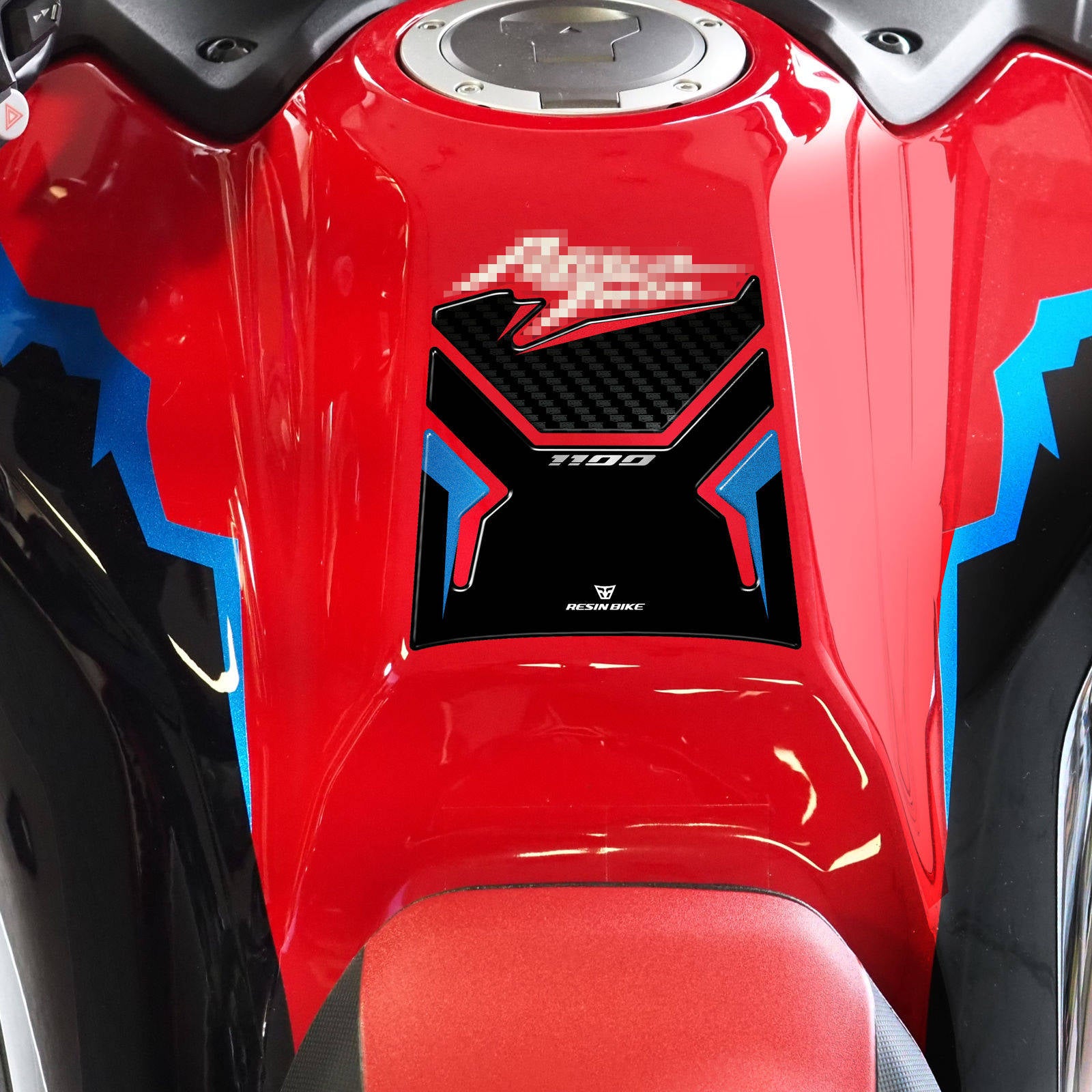 Resin Bike 3D Motorcycle Stickers - Tank Pad | Honda CRF 1100 L Africa Twin 2024>2026 RB-1000756100008 -   Pyramid Motorcycle Accessories