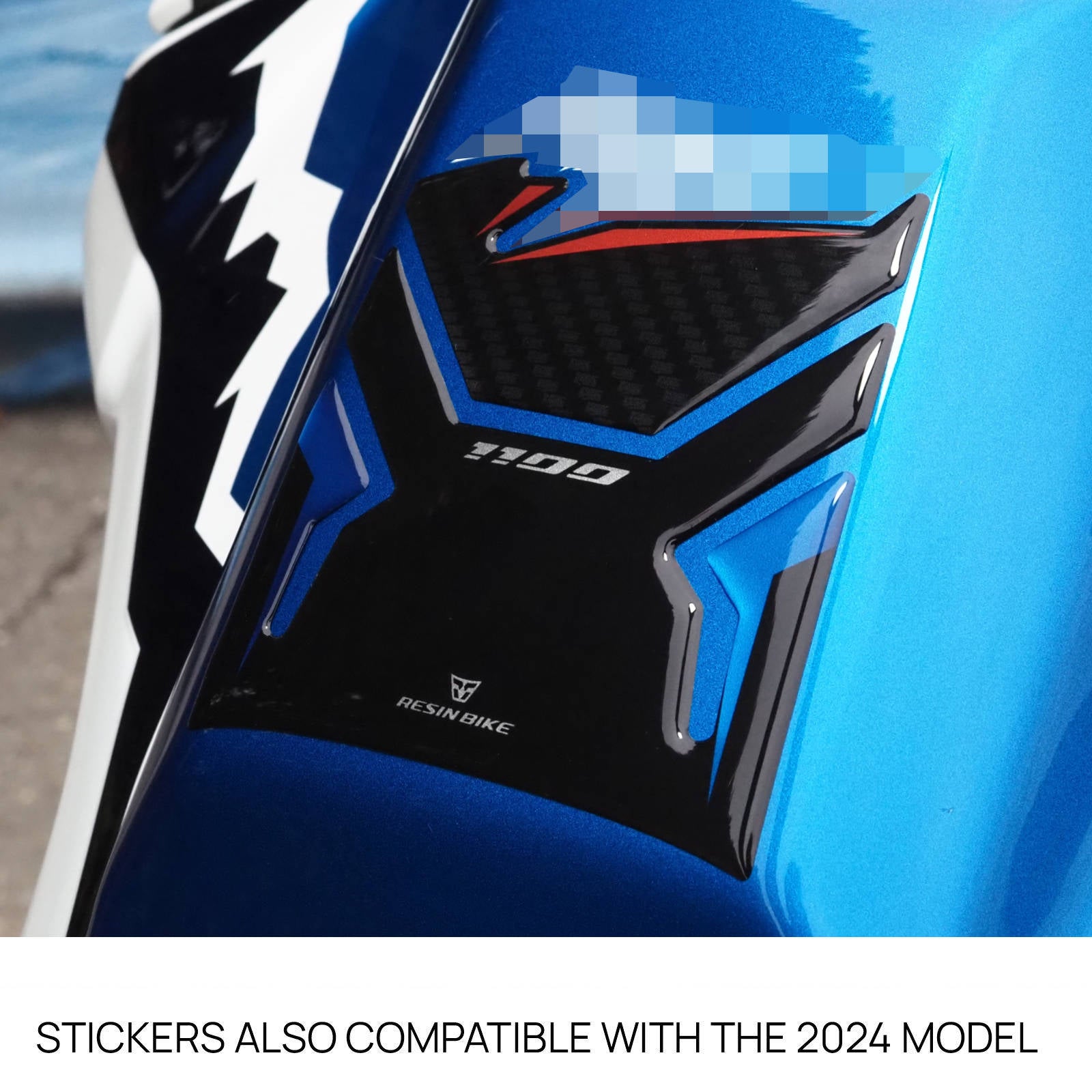 Resin Bike 3D Motorcycle Stickers - Tank Pad | Honda CRF 1100 L Africa Twin 2024>2026 RB-1000756100008 -   Pyramid Motorcycle Accessories
