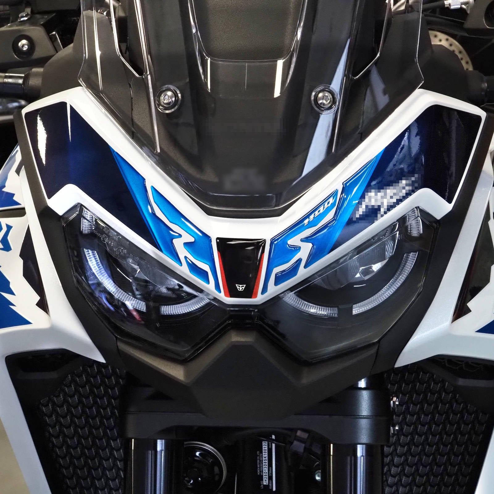 Resin Bike 3D Motorcycle Stickers - Windshield | Honda CRF 1100 L Africa Twin 2024>2026RB-1000756400009 -   Pyramid Motorcycle Accessories