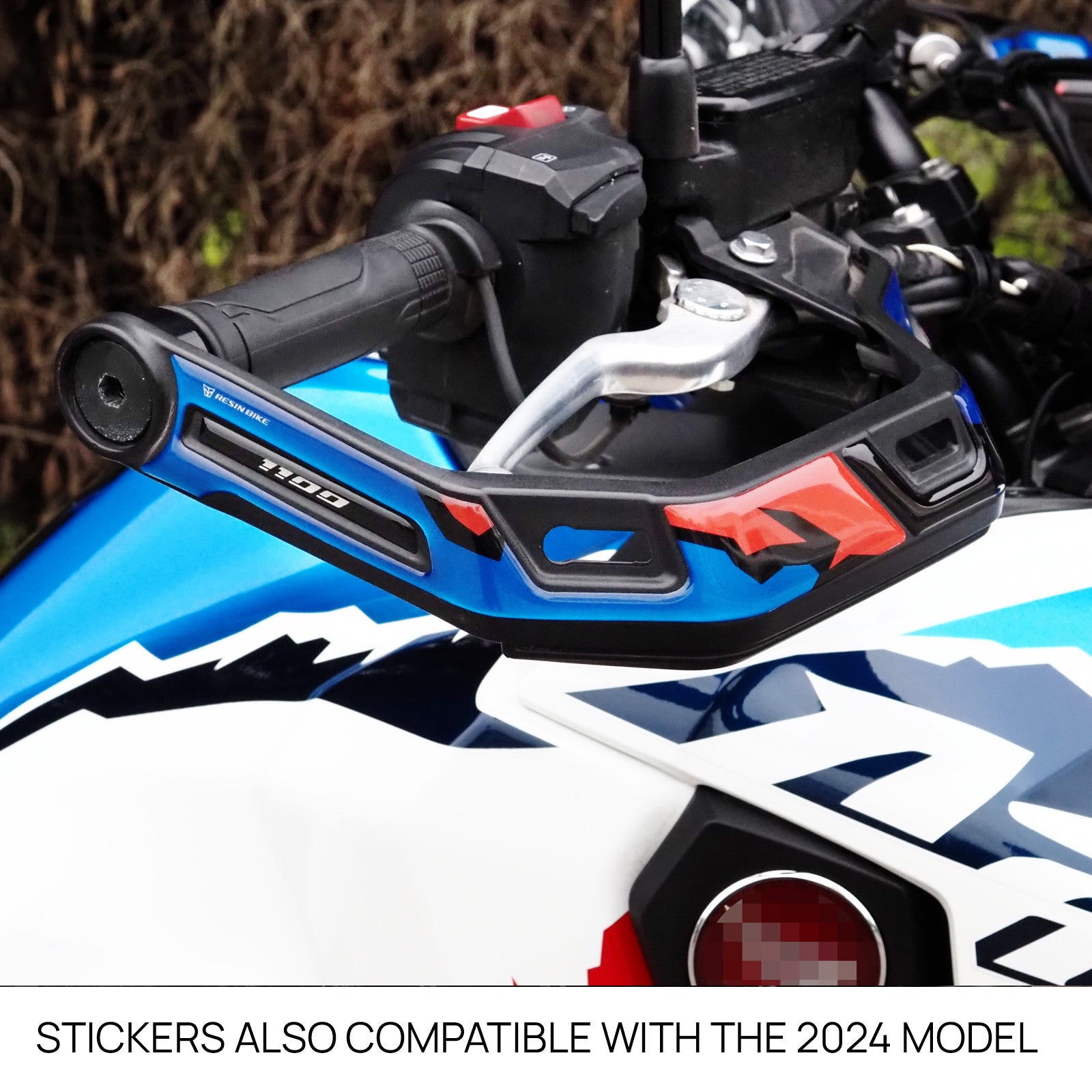 Resin Bike 3D Motorcycle Stickers - Handguards | Honda CRF 1100 L Africa Twin 2024>2026 RB-1000756500006 -   Pyramid Motorcycle Accessories