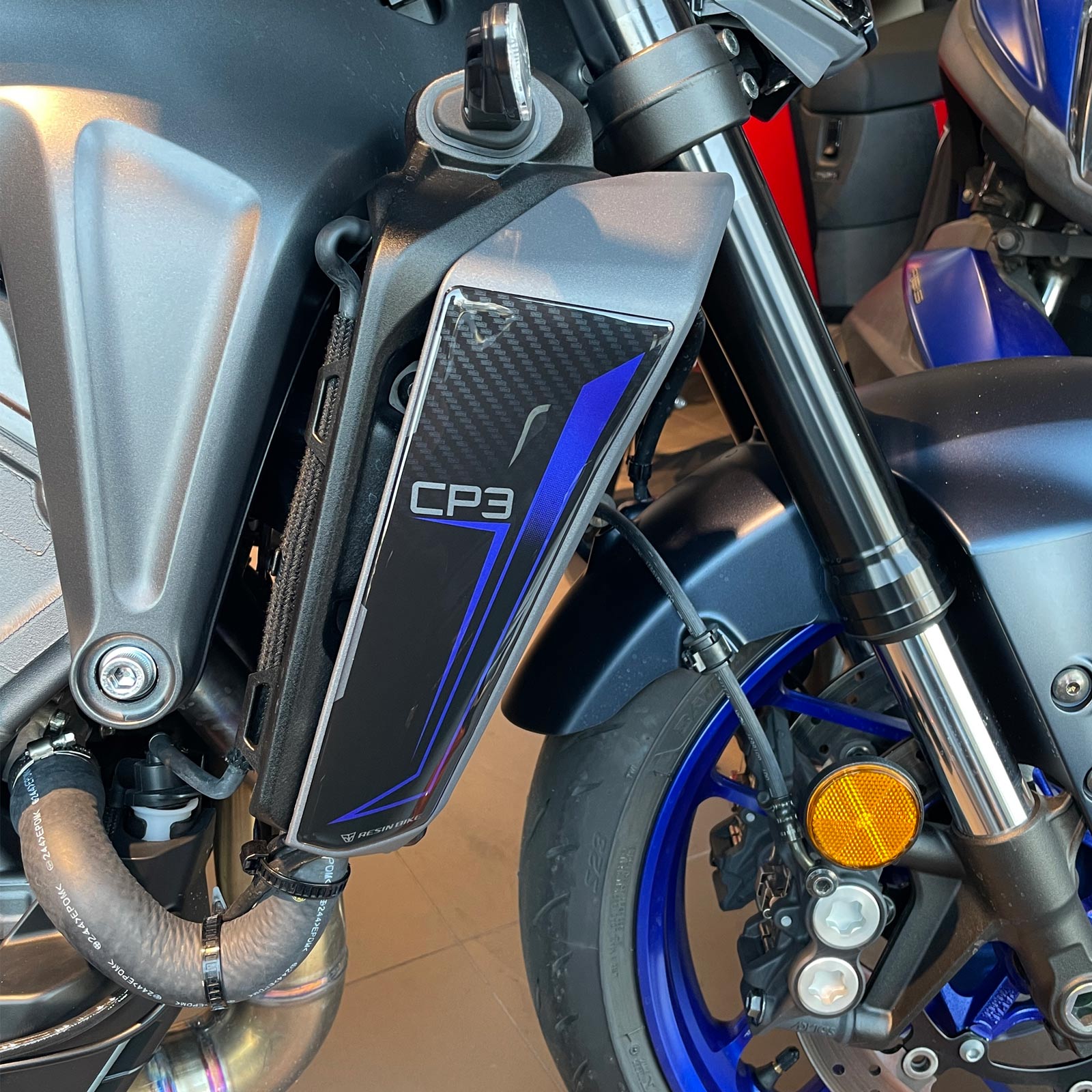 Resin Bike 3D Motorcycle Stickers - Side Panels | Yamaha MT-09/MT-09 SP 2024>2025 -   Pyramid Motorcycle Accessories