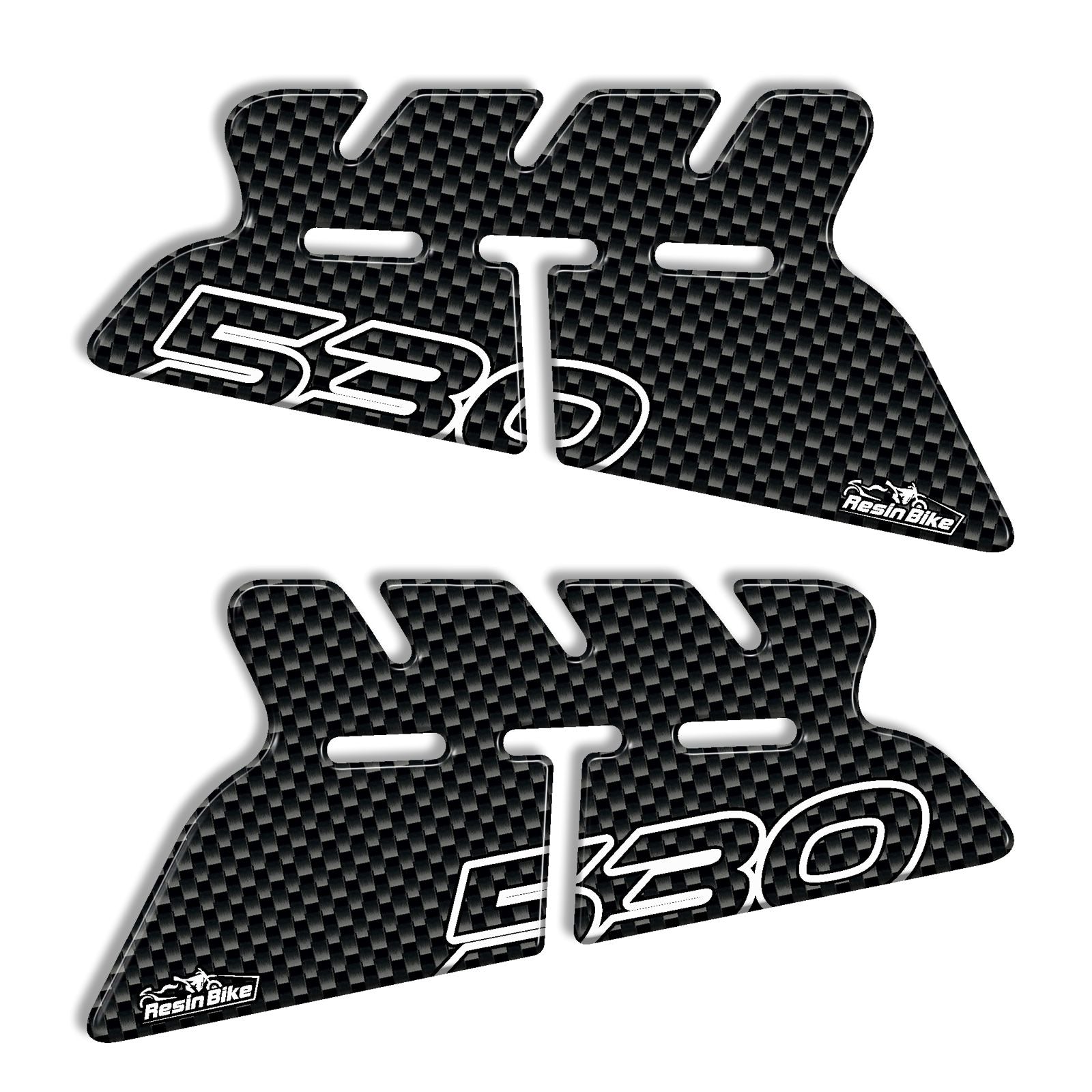 Resin Bike 3D Motorcycle Stickers - Passenger Handles | Yamaha TMAX 530 2012>2016 RB-BD094362 -   Pyramid Motorcycle Accessories
