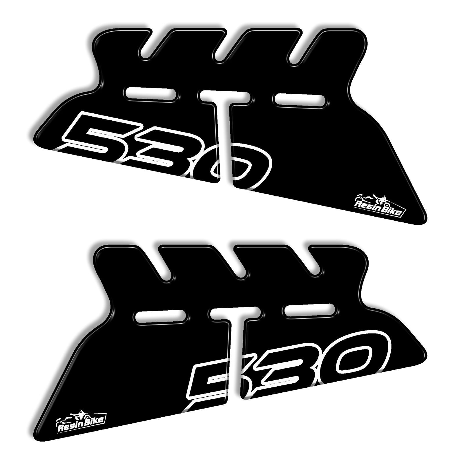 Resin Bike 3D Motorcycle Stickers - Passenger Handles | Yamaha TMAX 530 2012>2016 RB-B3M82209 -   Pyramid Motorcycle Accessories