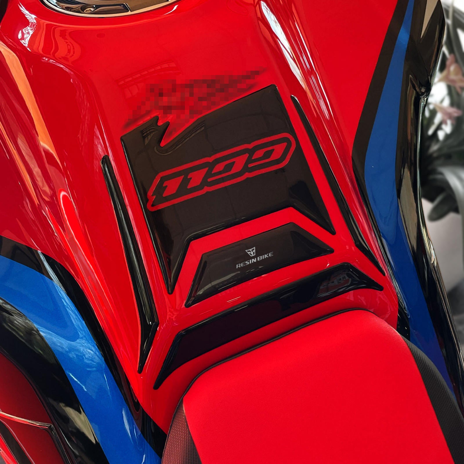 Resin Bike 3D Motorcycle Stickers - Tank Pad | Honda CRF 1100 L Africa Twin 2022>2023 RB-1000664200005 -   Pyramid Motorcycle Accessories