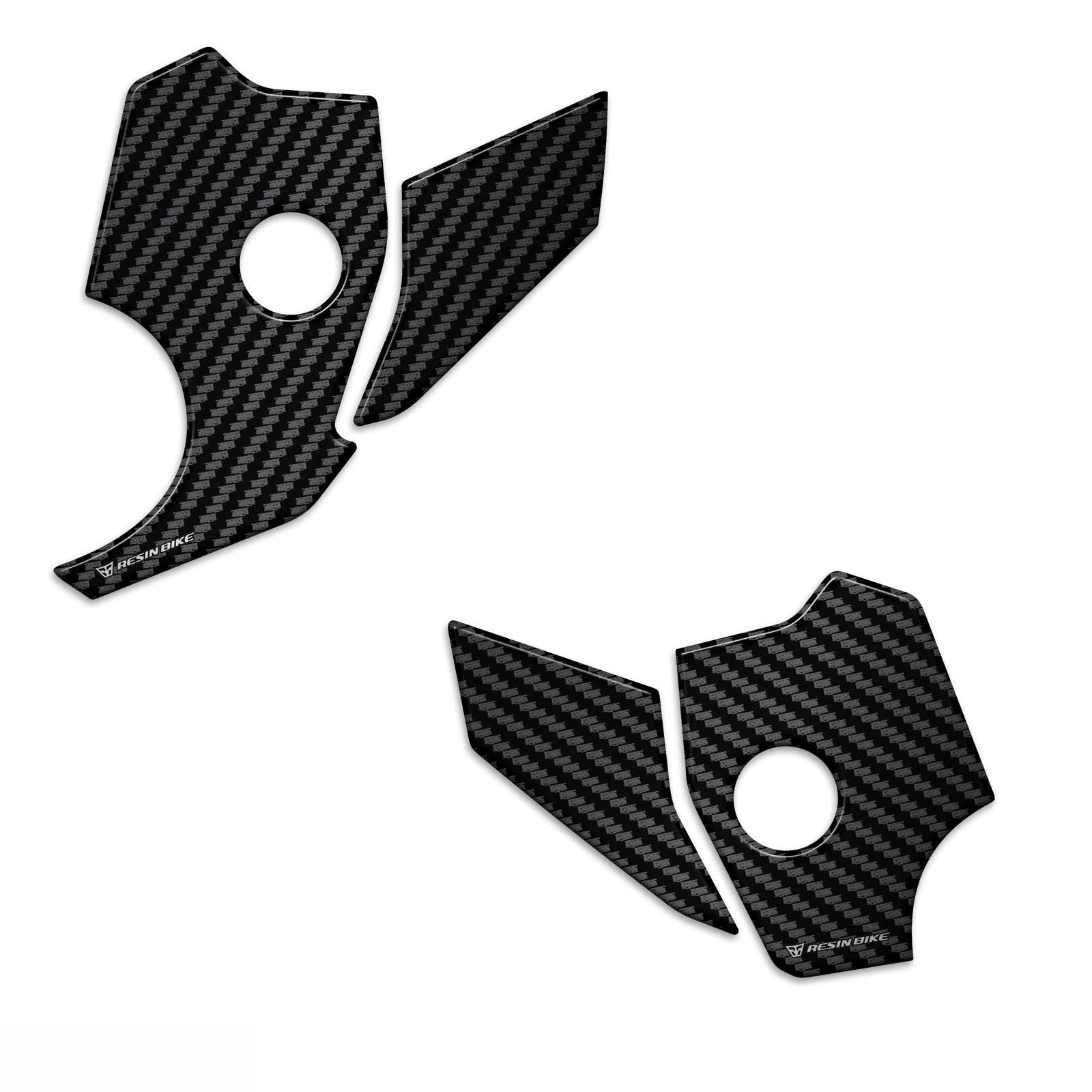 Resin Bike 3D Motorcycle Stickers - Heel Pads | Honda CRF 110 L Africa Twin / NT 1100 2022>2026 -   Pyramid Motorcycle Accessories