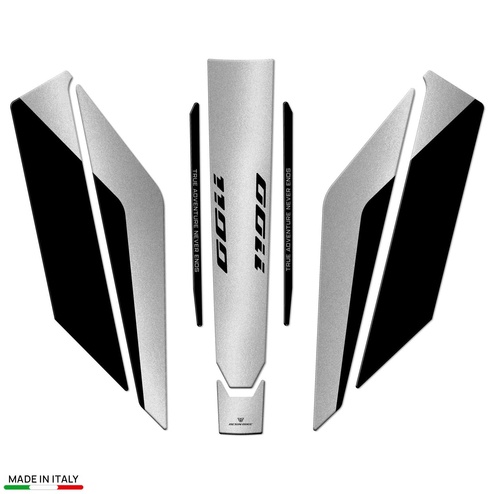 Resin Bike 3D Motorcycle Stickers - Front Fender | Honda CRF 1100 L Africa Twin 2022>2026 -   Pyramid Motorcycle Accessories