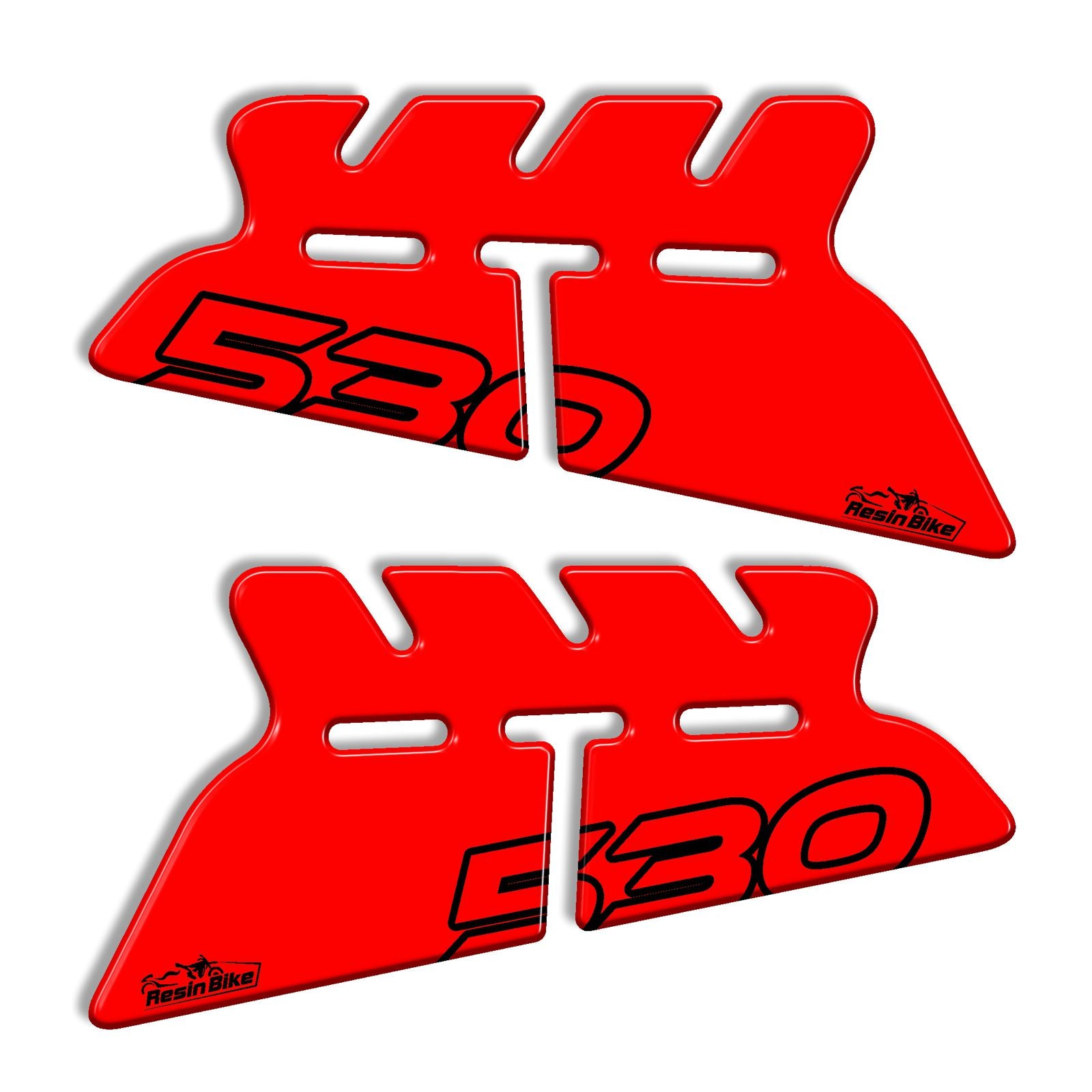 Resin Bike 3D Motorcycle Stickers - Passenger Handles | Yamaha TMAX 530 2012>2016 RB-B24131K4 -   Pyramid Motorcycle Accessories