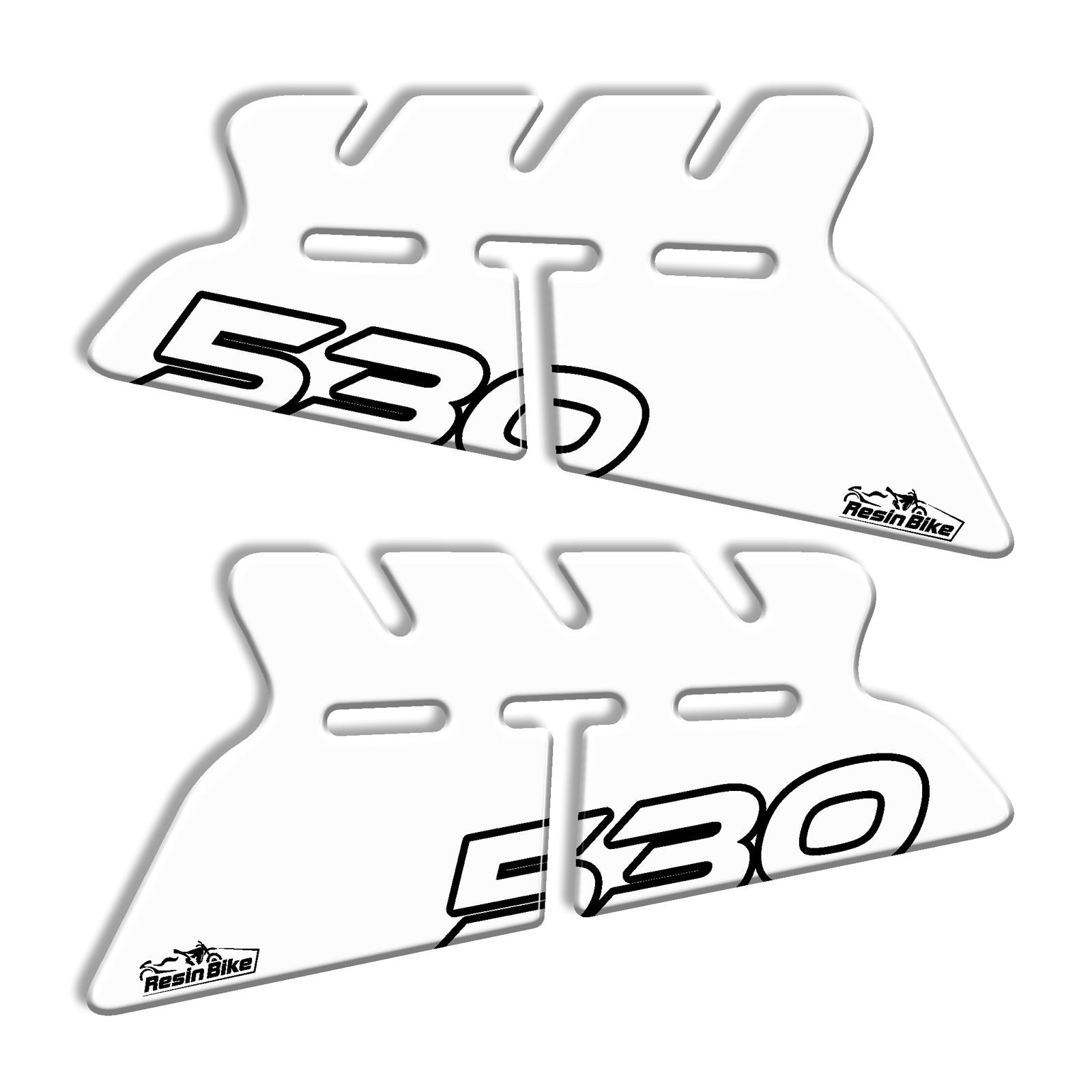 Resin Bike 3D Motorcycle Stickers - Passenger Handles | Yamaha TMAX 530 2012>2016 RB-B709Z190 -   Pyramid Motorcycle Accessories