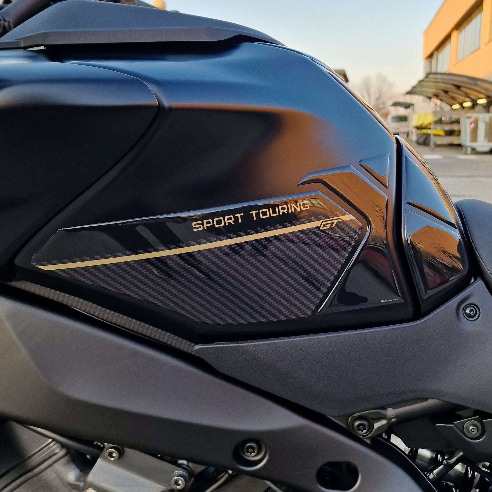 Resin Bike 3D Motorcycle Stickers - Tank Sides | Yamaha Tracer 9 GT 2025>Current -   Pyramid Motorcycle Accessories