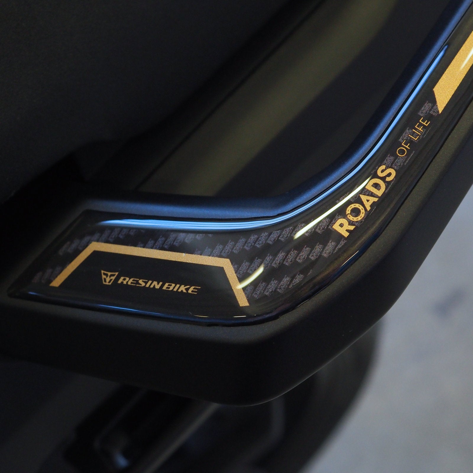Resin Bike 3D Motorcycle Stickers - Passenger Handles | Yamaha Tracer 9 GT 2025>Current -   Pyramid Motorcycle Accessories