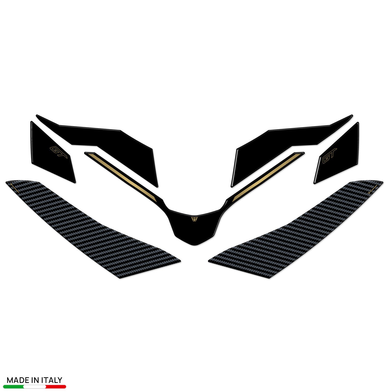 Resin Bike 3D Motorcycle Stickers - Frontal Area | Yamaha Tracer 9 GT 2025>2026 -   Pyramid Motorcycle Accessories