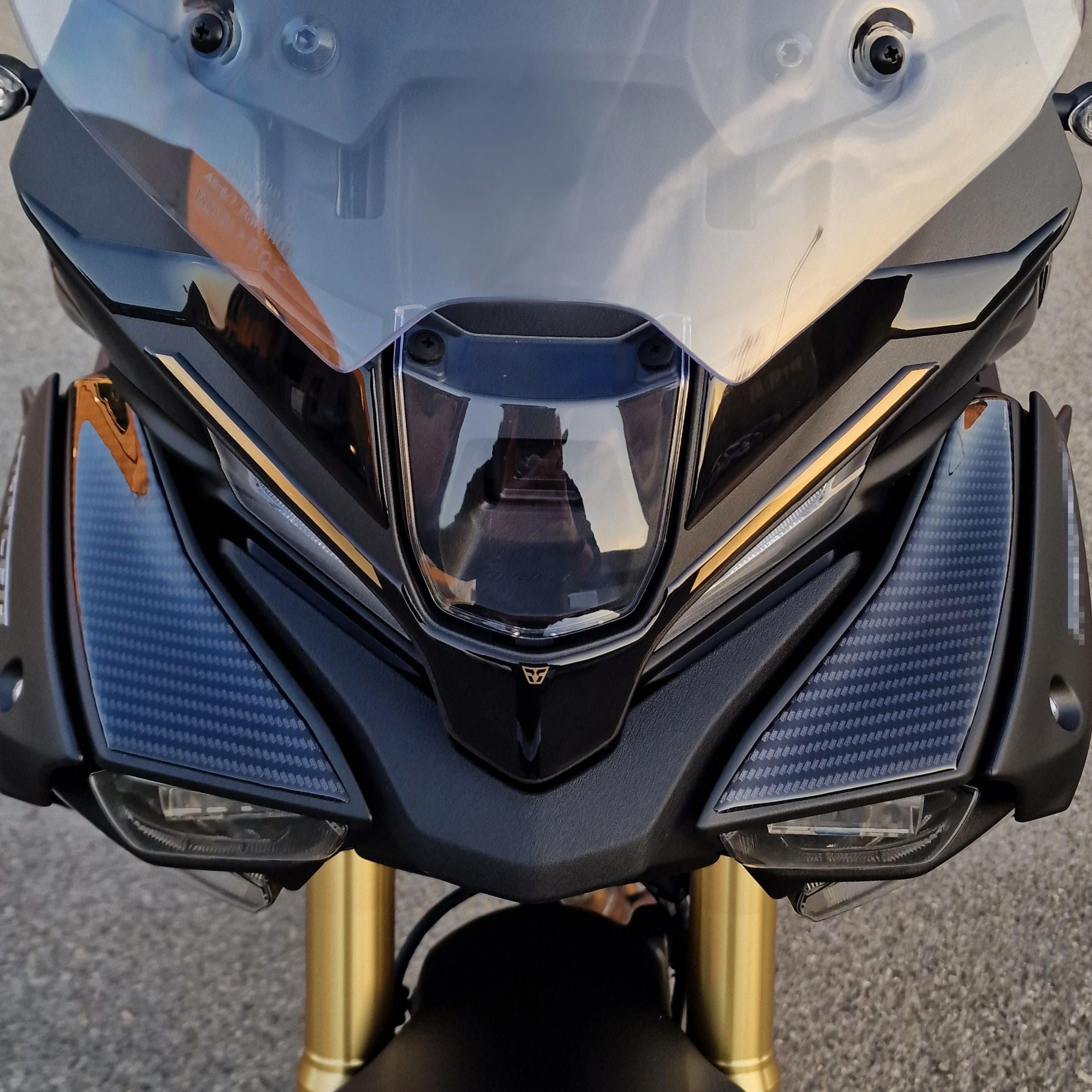 Resin Bike 3D Motorcycle Stickers - Frontal Area | Yamaha Tracer 9 GT 2025>2026 -   Pyramid Motorcycle Accessories