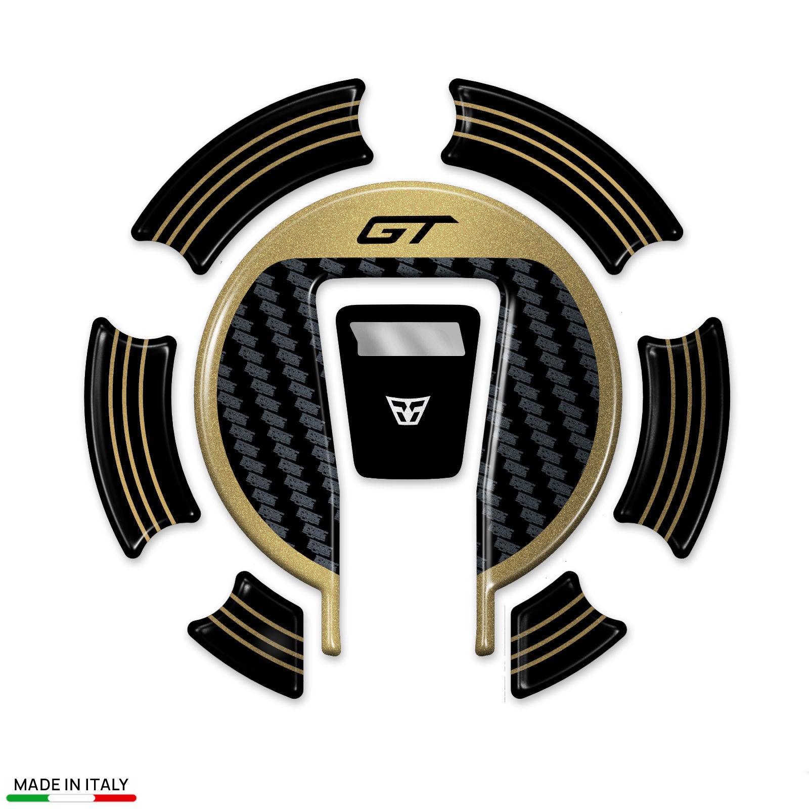 Resin Bike 3D Motorcycle Stickers - Fuel Cap | Yamaha Tracer 9 GT 2025>2026 RB-1000758500004 -   Pyramid Motorcycle Accessories