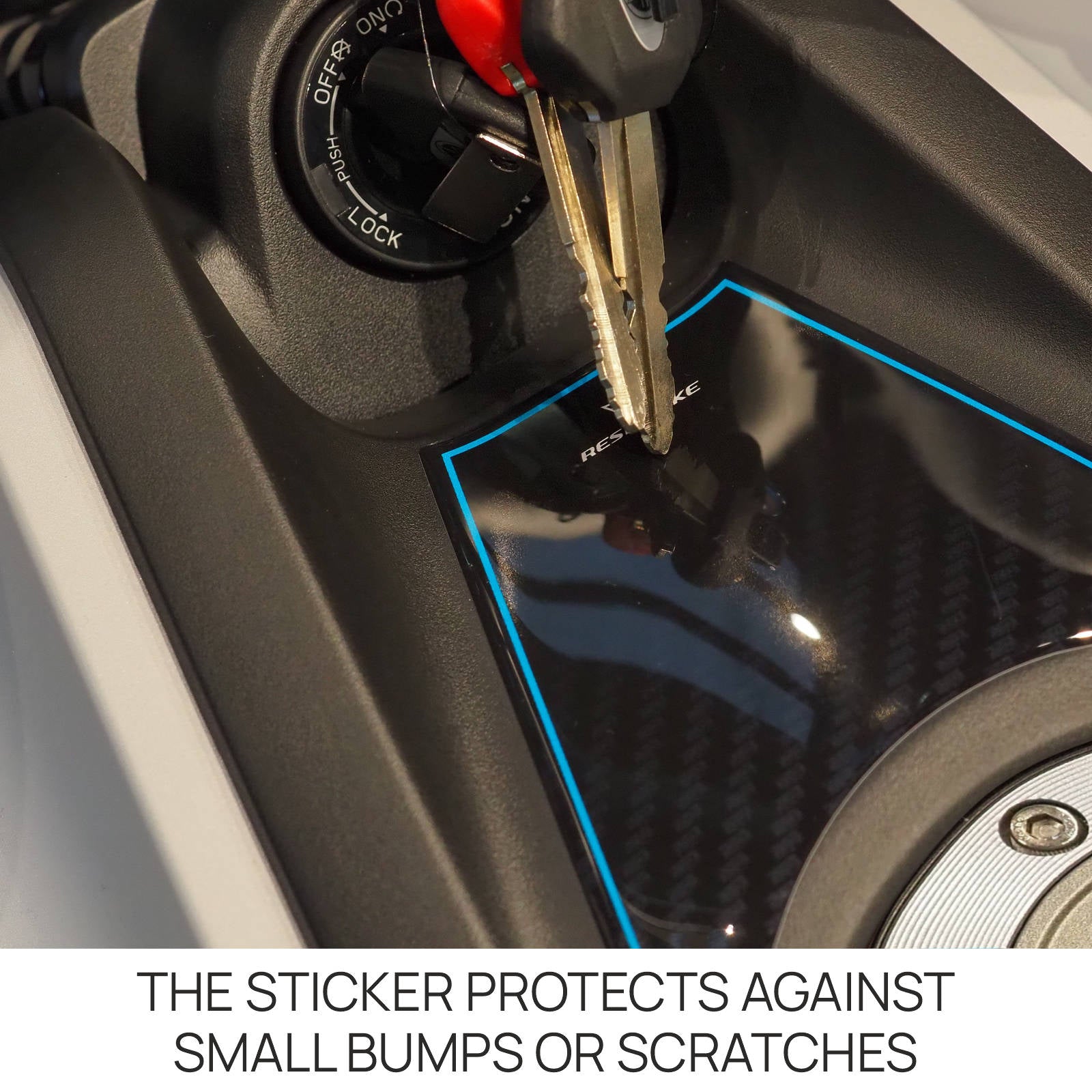 Resin Bike 3D Motorcycle Stickers - Key Area | Yamaha MT-07 2025>Current -   Pyramid Motorcycle Accessories