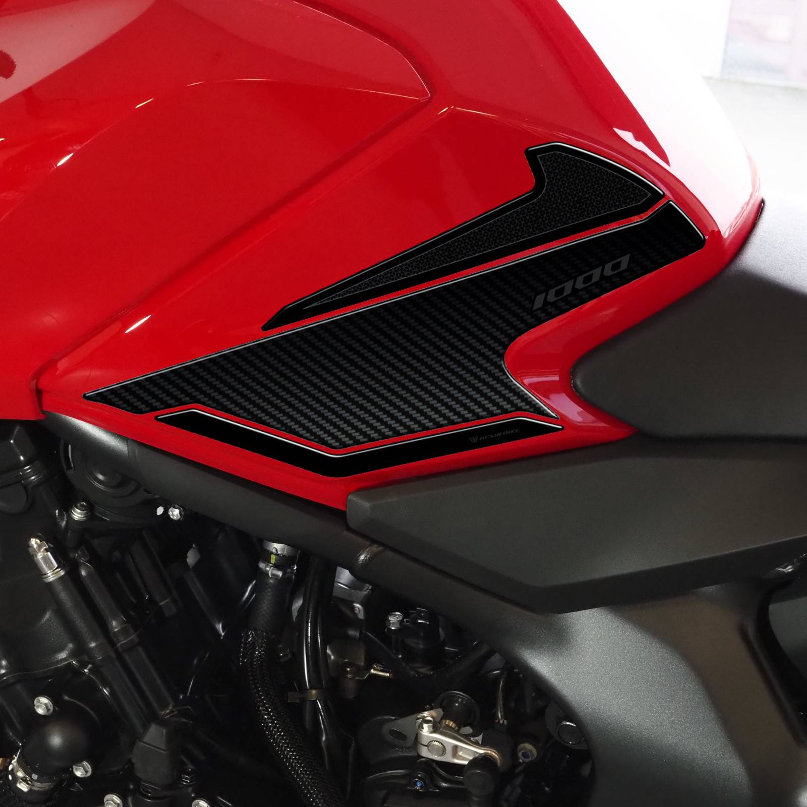 Resin Bike 3D Motorcycle Stickers - Tank Sides | Honda CB1000 Hornet 2025>Current -   Pyramid Motorcycle Accessories