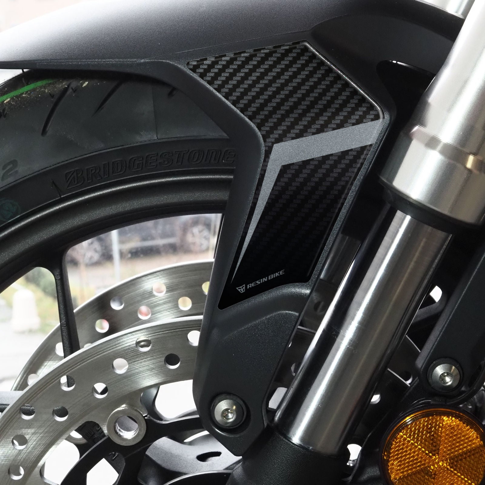 Resin Bike 3D Motorcycle Stickers - Front Fender | Honda CB1000 Hornet 2025>Current -   Pyramid Motorcycle Accessories