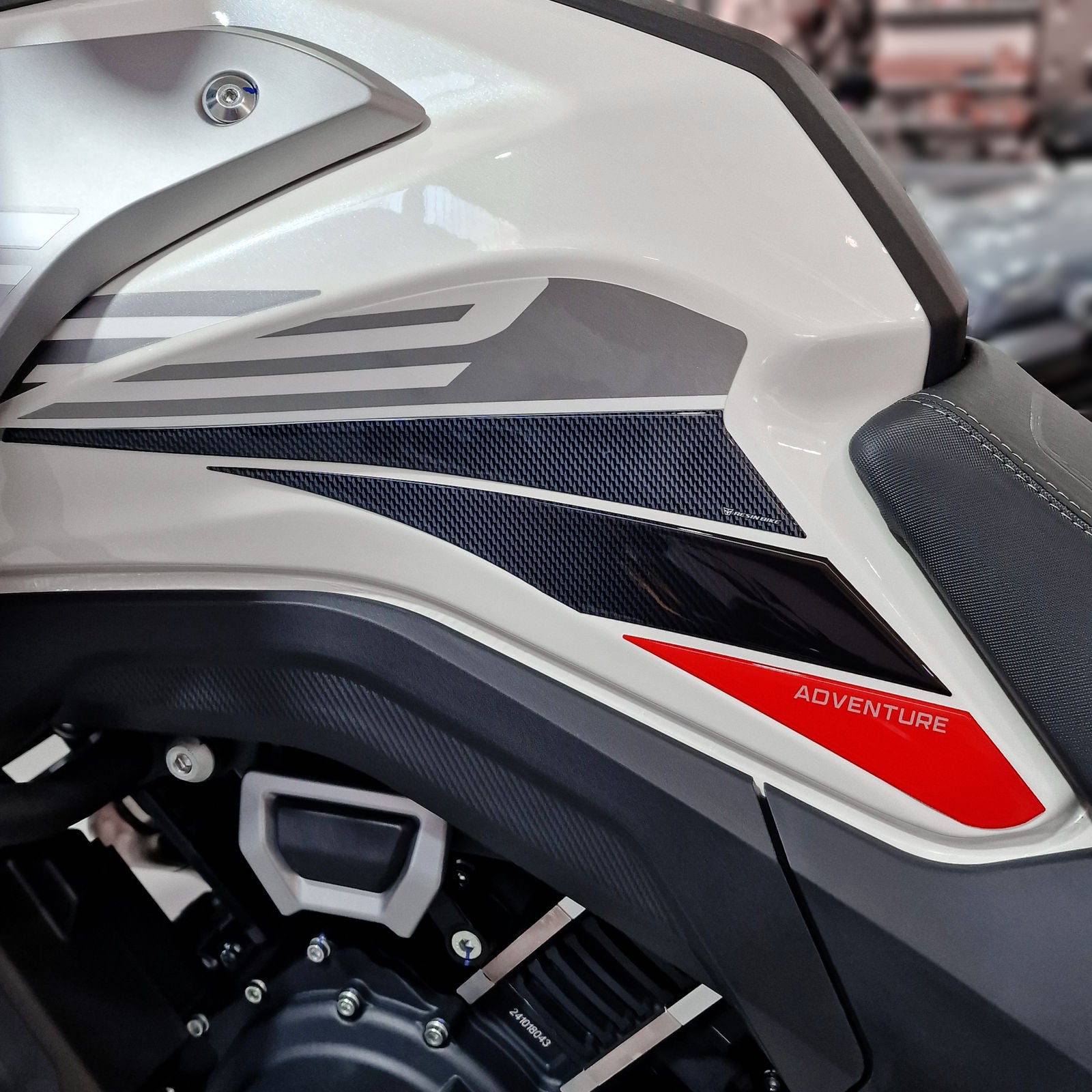 Resin Bike 3D Motorcycle Stickers - Tank Sides | Morbidelli T 1002 VX 2024>2026 -   Pyramid Motorcycle Accessories