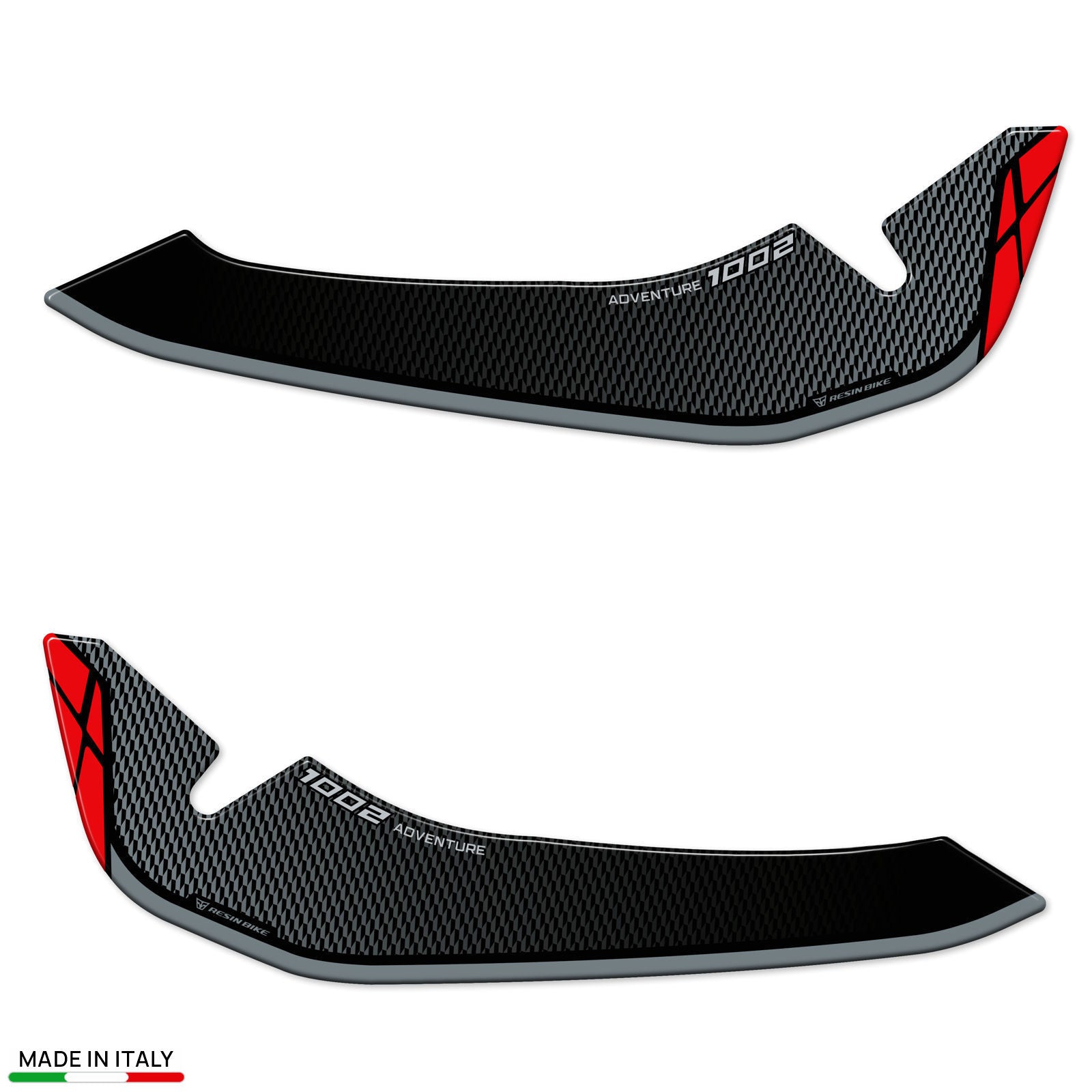 Resin Bike 3D Motorcycle Stickers - Handguards | Morbidelli T 1002 VX 2024>2026 -   Pyramid Motorcycle Accessories