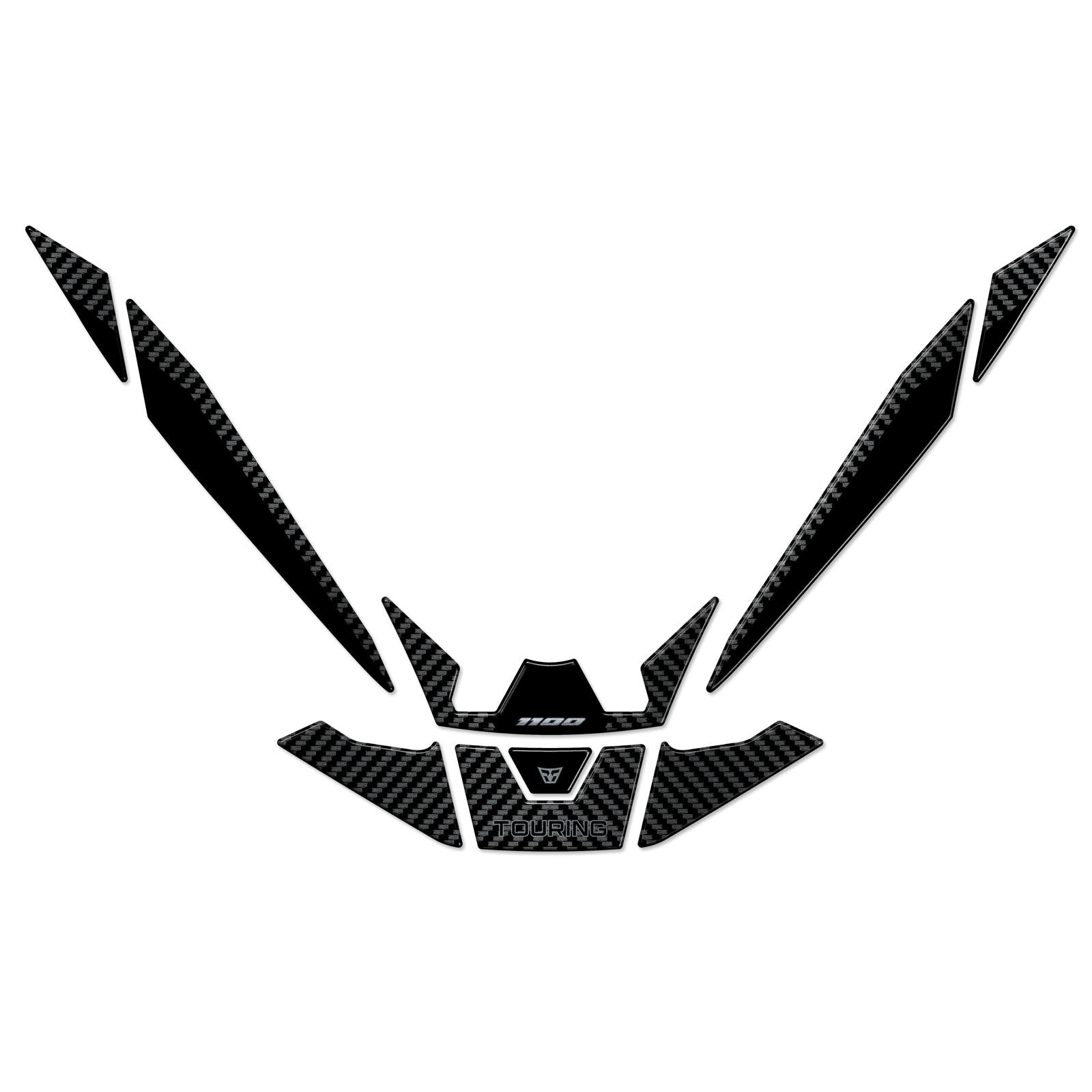 Resin Bike 3D Motorcycle Stickers - Windshield | Honda NT 1100 2025>2026 -   Pyramid Motorcycle Accessories