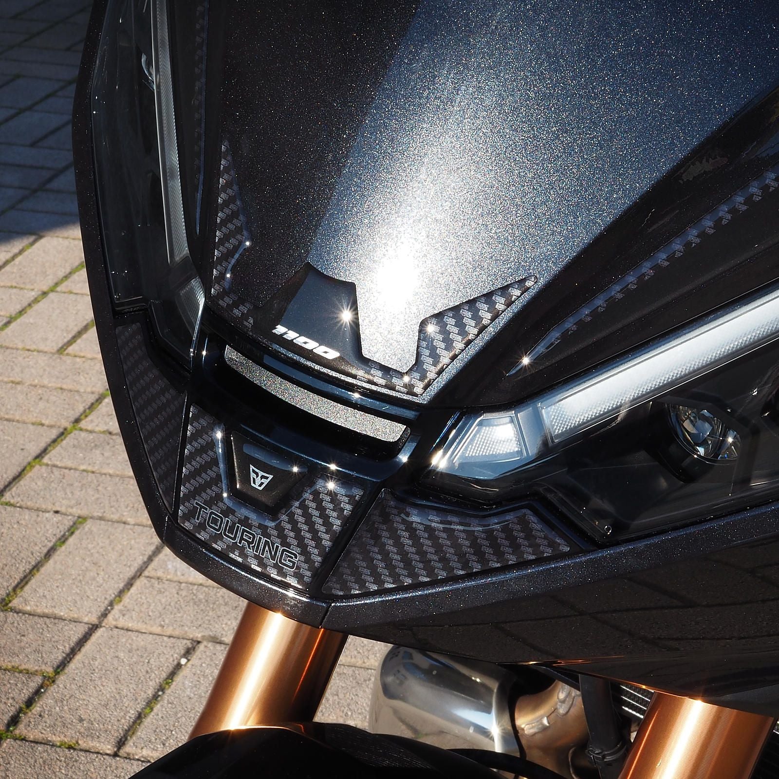 Resin Bike 3D Motorcycle Stickers - Windshield | Honda NT 1100 2025>2026 -   Pyramid Motorcycle Accessories