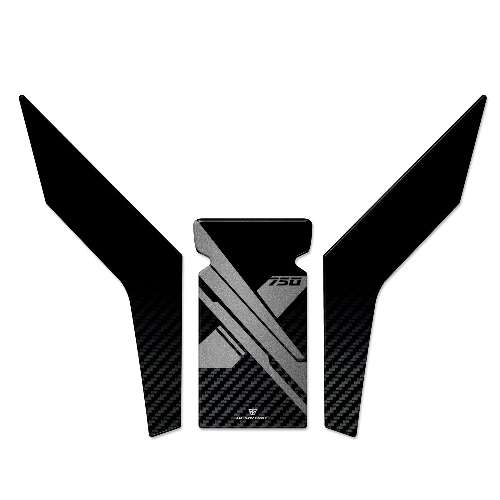 Resin Bike 3D Motorcycle Stickers - Footboard | Honda X-Adv 2021>2026 -   Pyramid Motorcycle Accessories