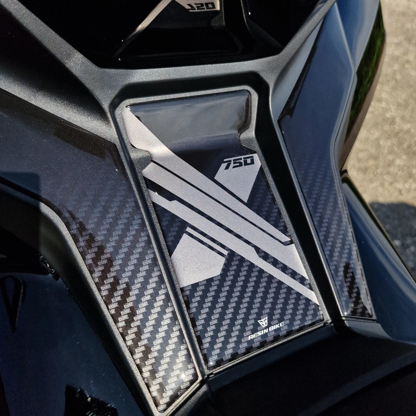 Resin Bike 3D Motorcycle Stickers - Footboard | Honda X-Adv 2021>2026 -   Pyramid Motorcycle Accessories